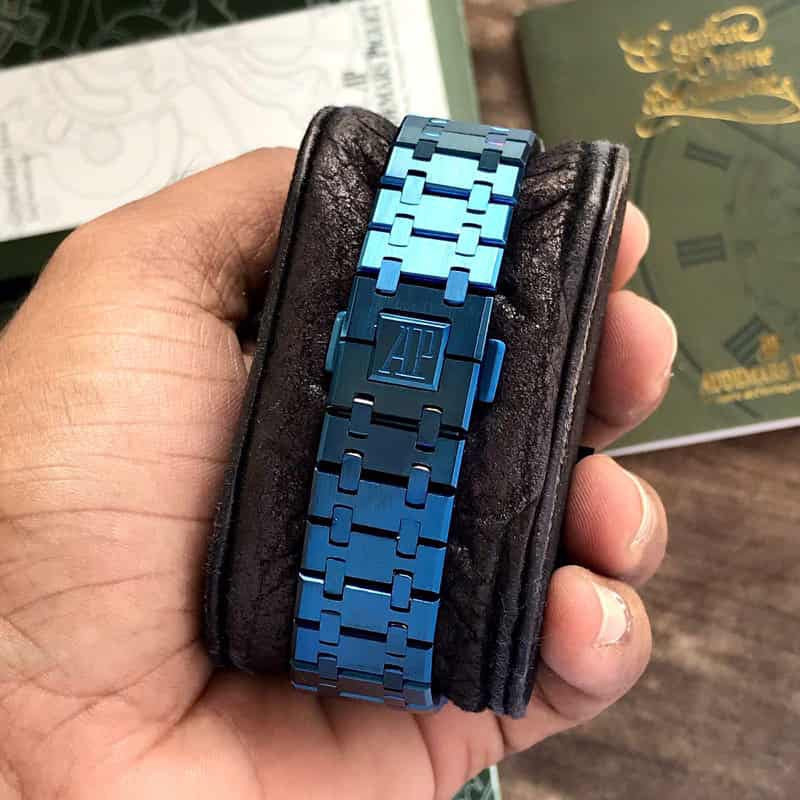 Audemars Piguet Skeleton AP Royal Oak Dark blue Skeleton Metal_img_2