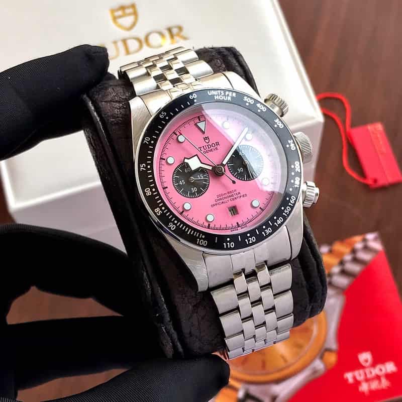 Tudor Black Bay Stainless Steel Pink Dial Jubilee Chain – Mastercopy_img_1