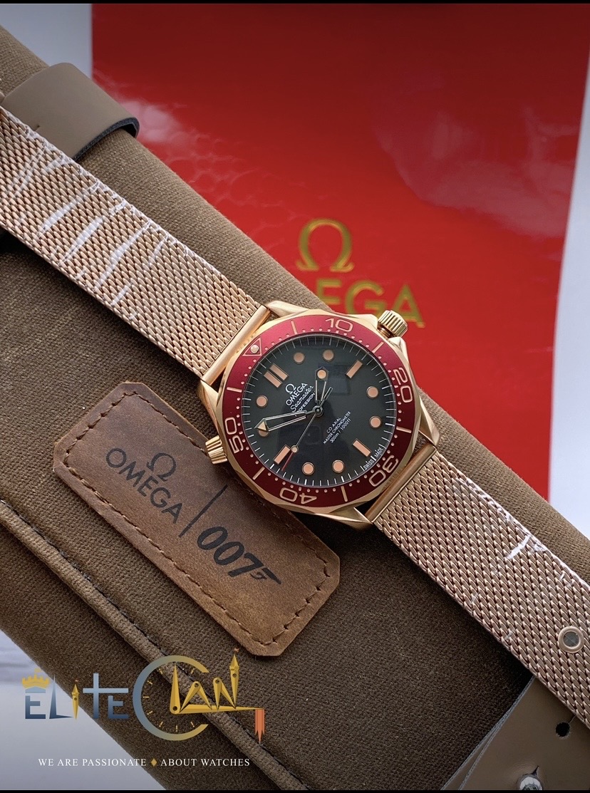 Omega 007 (Rose Gold) Seamaster Automatic – AAA Grade_img_8
