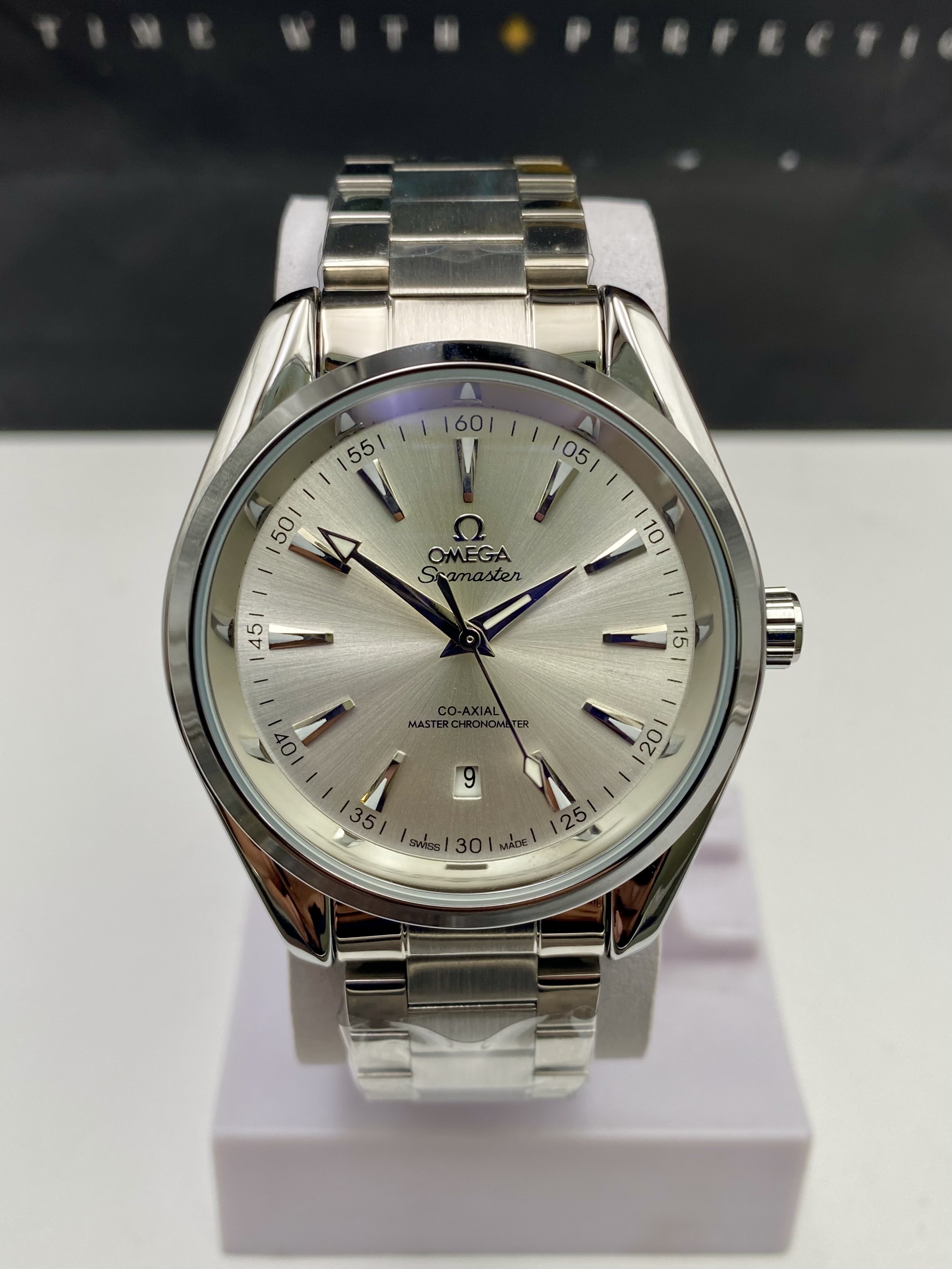 Omega Seamaster Aqua Terra (Grey) – Mastercopy Watch_img_0