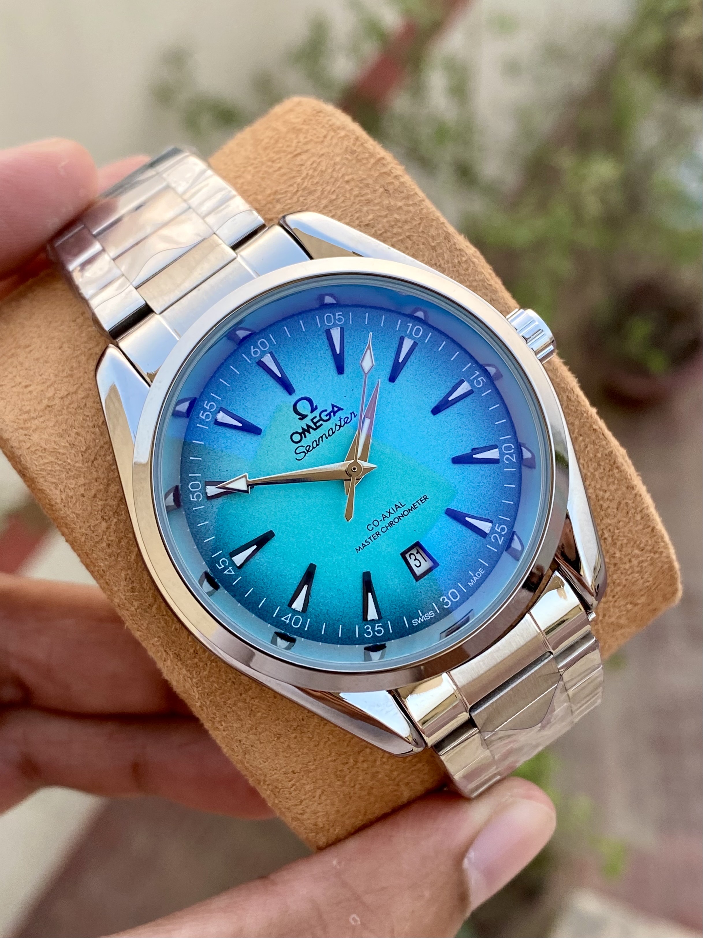 Omega Seamaster Aqua Terra (Tiffany) – Mastercopy Watch_img_1