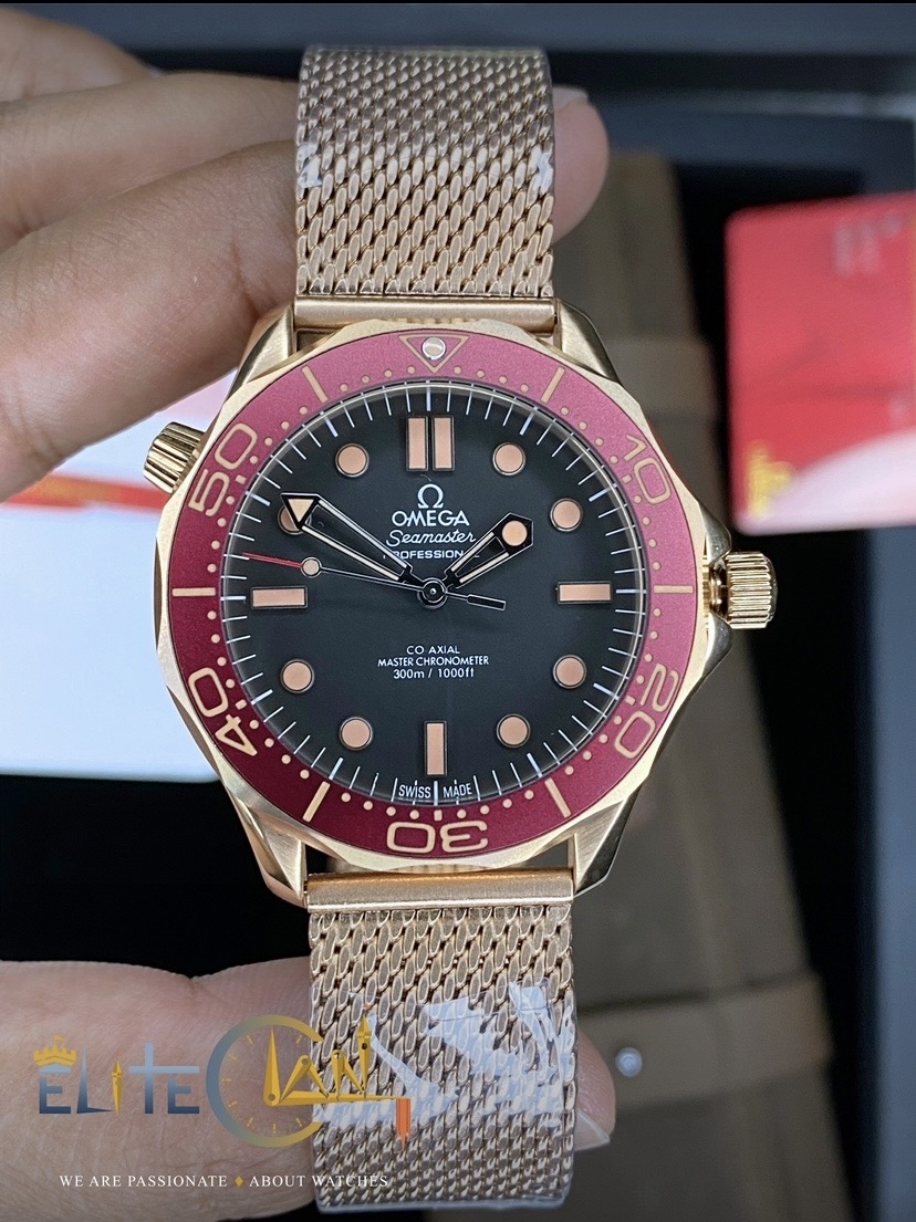 Omega 007 (Rose Gold) Seamaster Automatic – AAA Grade_img_0