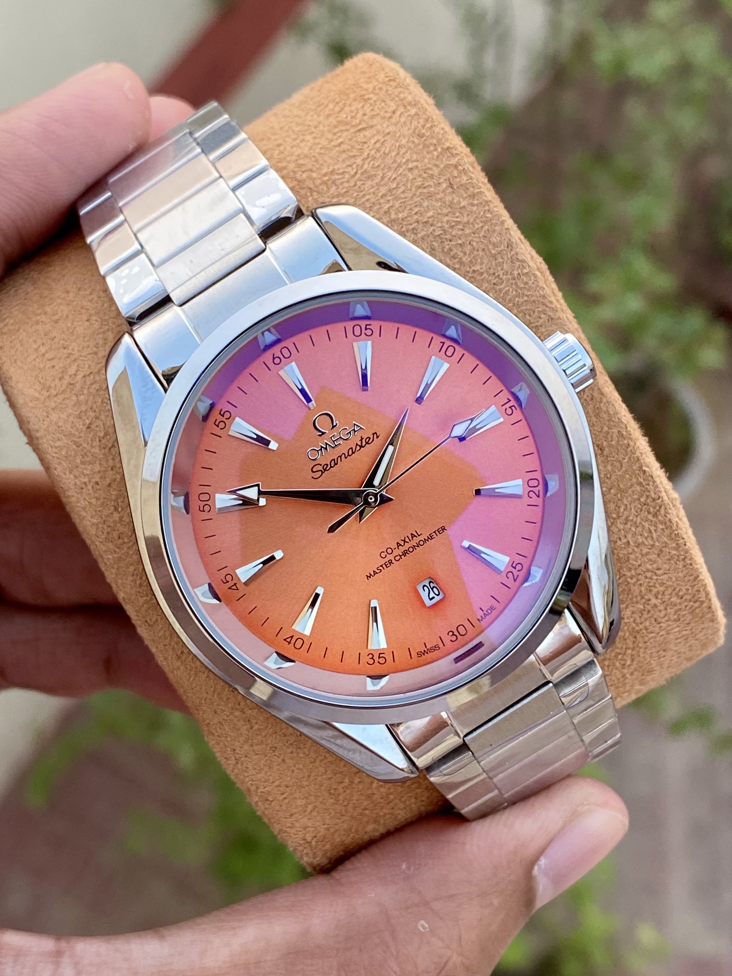 Omega Seamaster Aqua Terra (Orange) – Mastercopy Watch_img_1