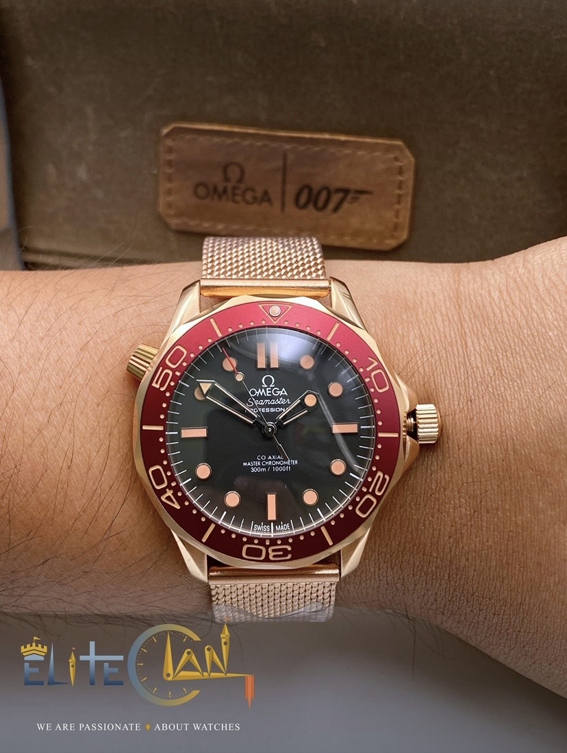 Omega 007 (Rose Gold) Seamaster Automatic – AAA Grade_img_2