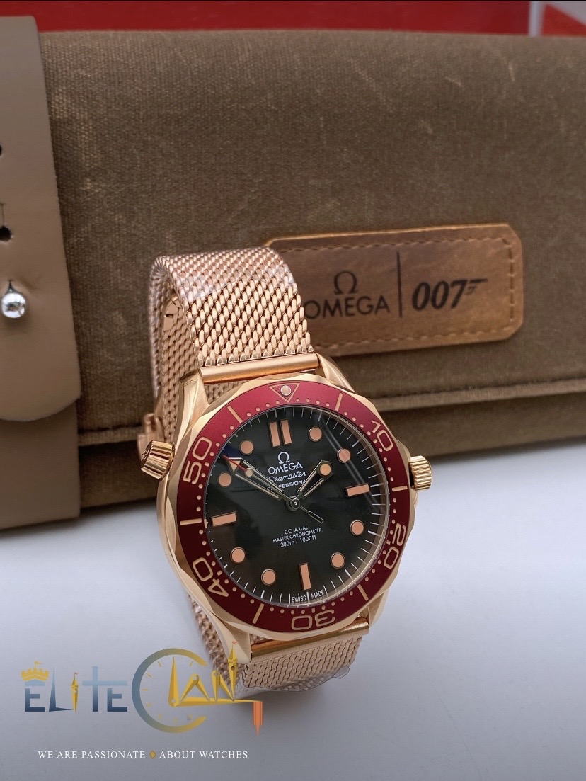 Omega 007 (Rose Gold) Seamaster Automatic – AAA Grade_img_6