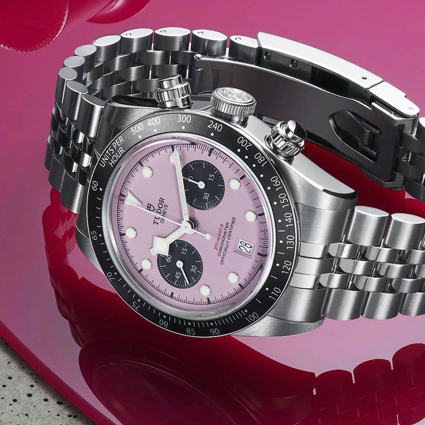 Tudor Black Bay Stainless Steel Pink Dial Jubilee Chain – Mastercopy_img_8