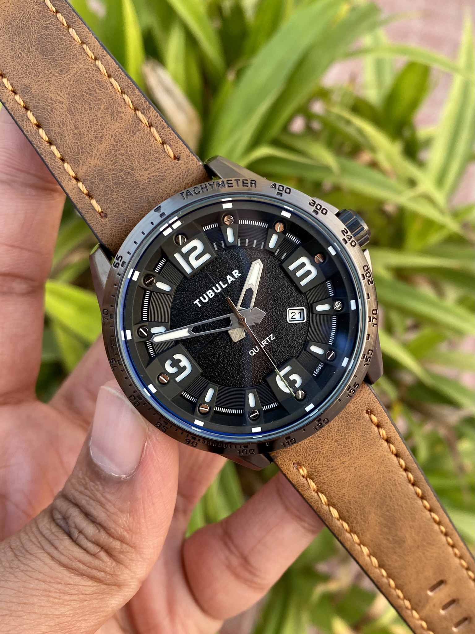 Tubular Analog Date Men’s Watch_img_2