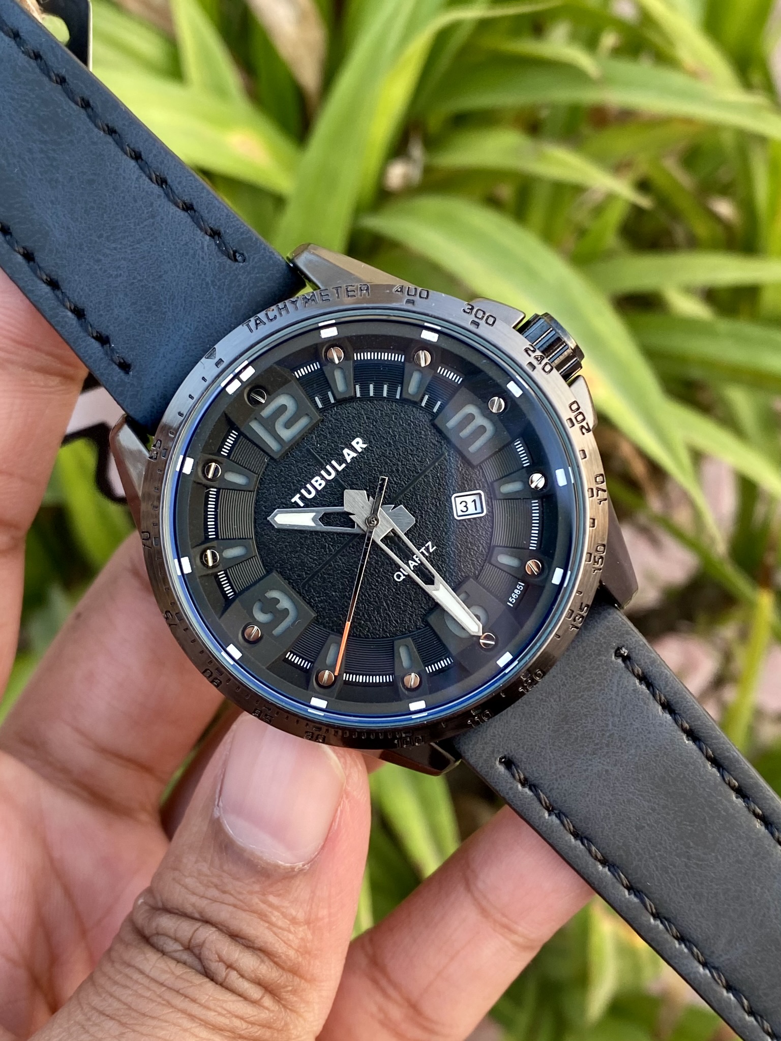 Tubular Analog Date Men’s Watch_img_3