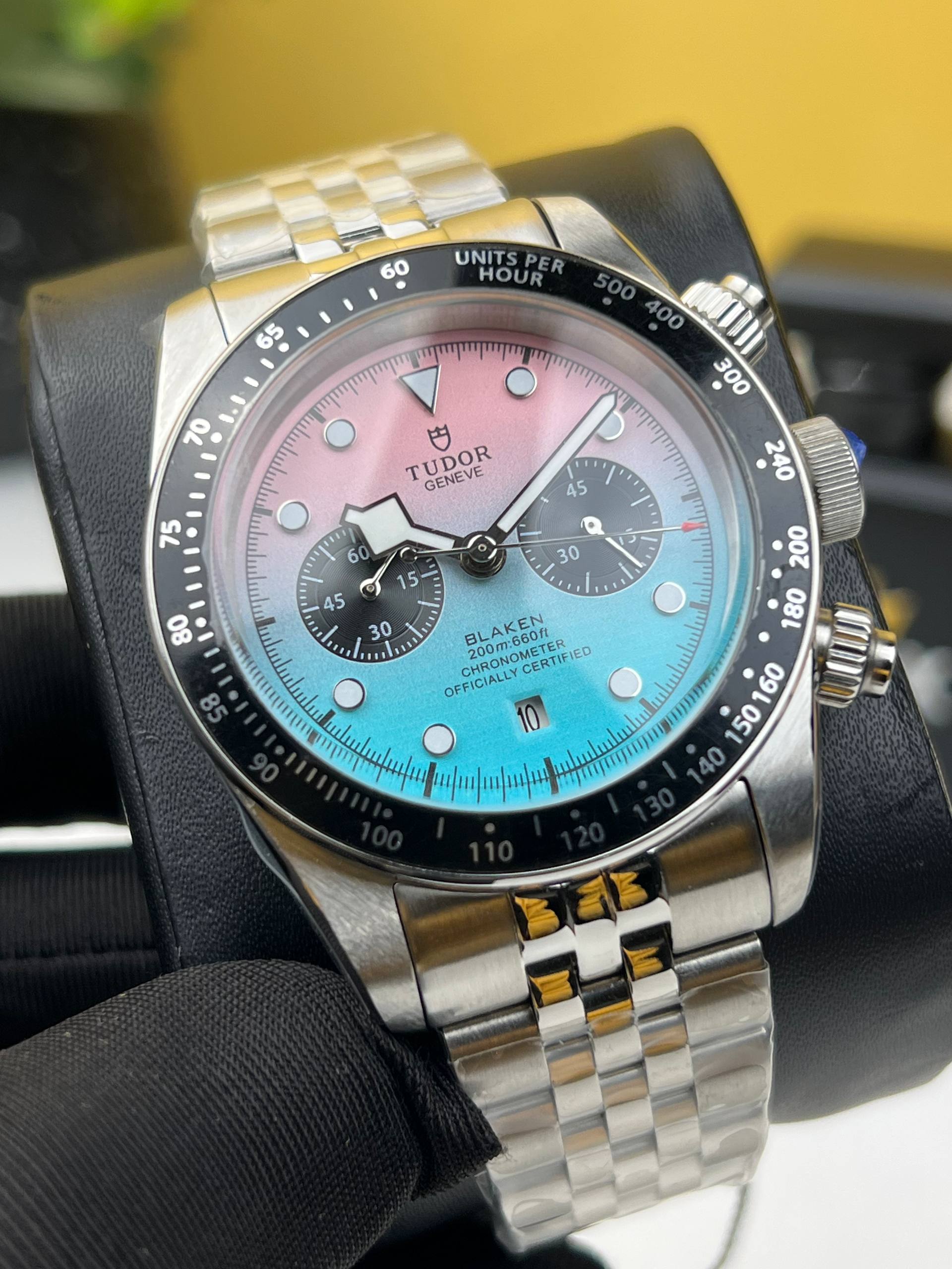 Tudor Black Bay Chrono “Blaken Flamingo” 41mm – Mastercopy_img_1