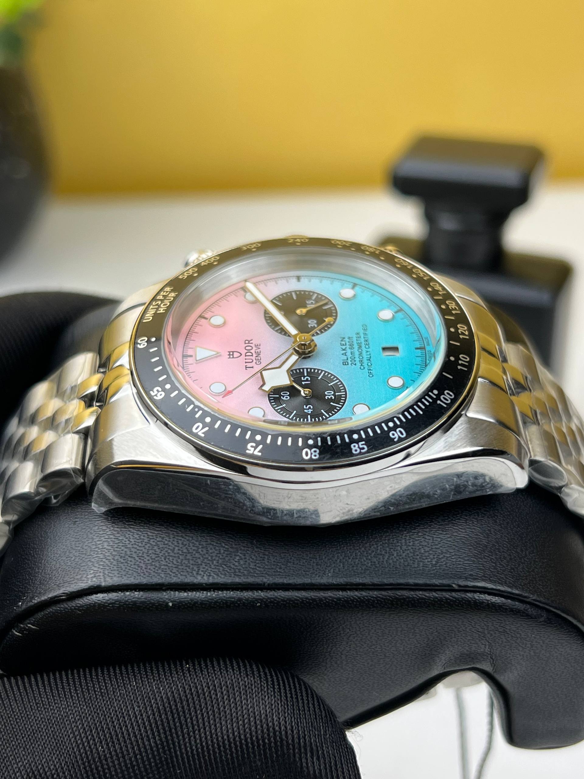 Tudor Black Bay Chrono “Blaken Flamingo” 41mm – Mastercopy_img_2