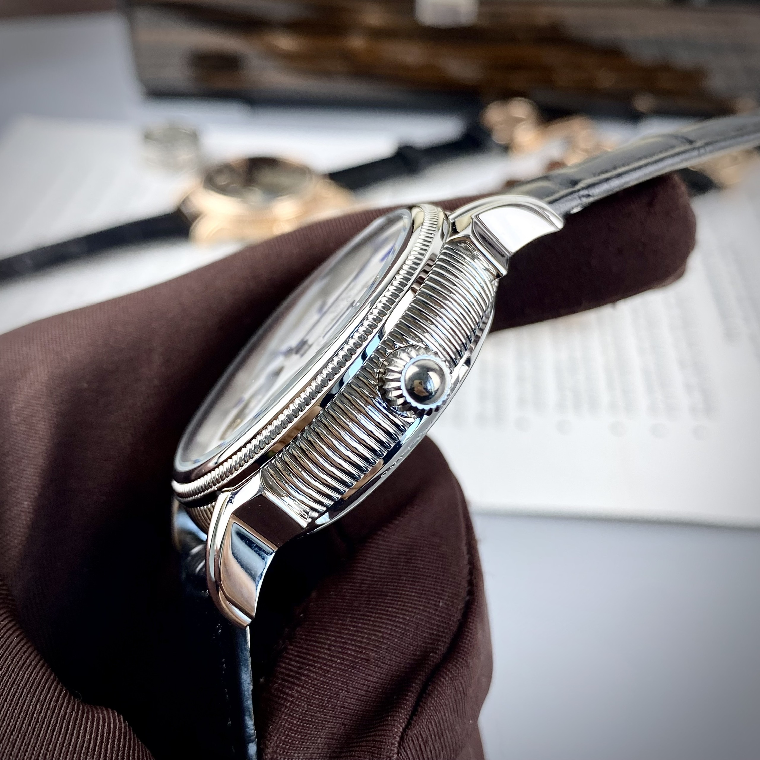 Patek Philippe Double Tourbillon 41mm White Dial – Mastercopy_img_7