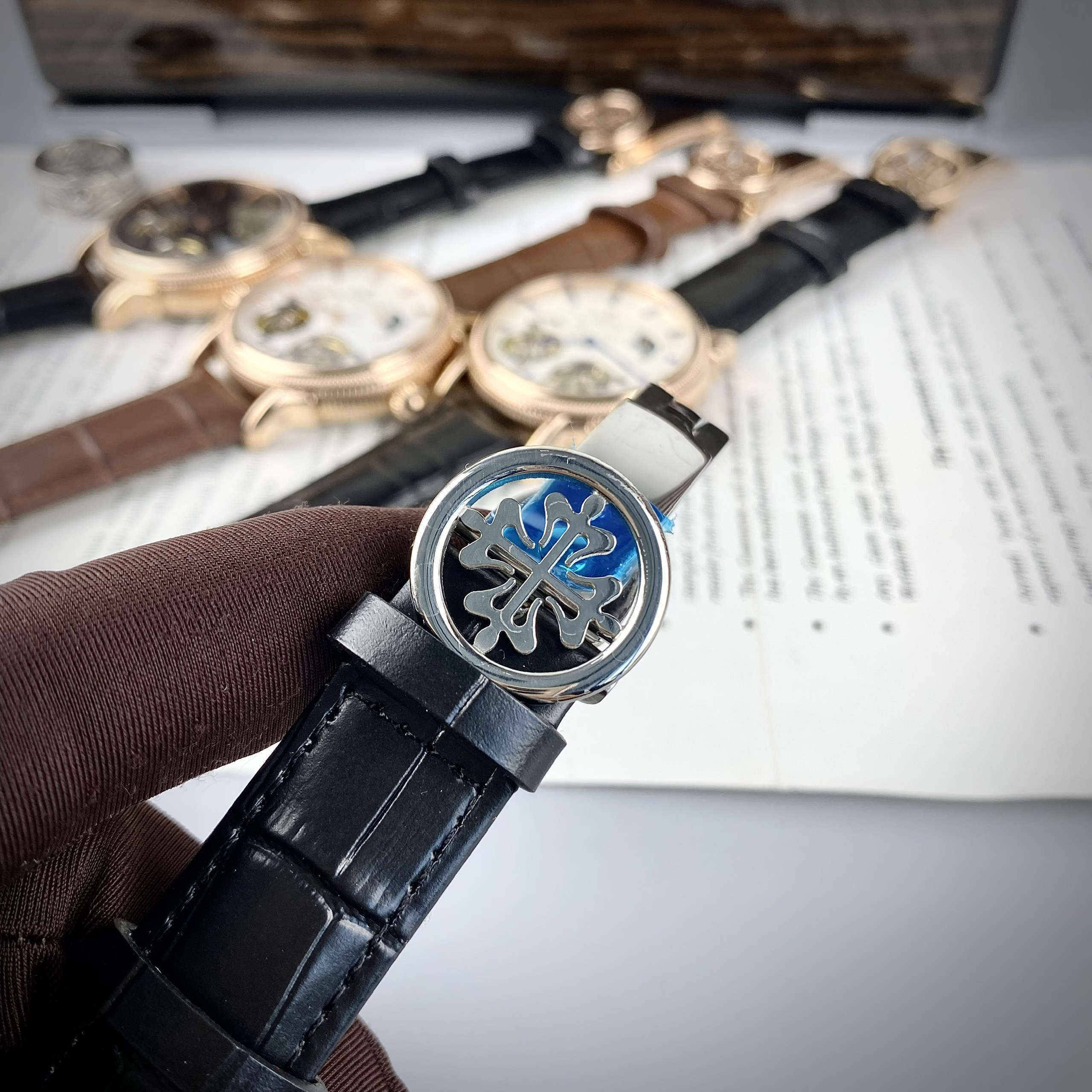 Patek Philippe Double Tourbillon 41mm White Dial – Mastercopy_img_6