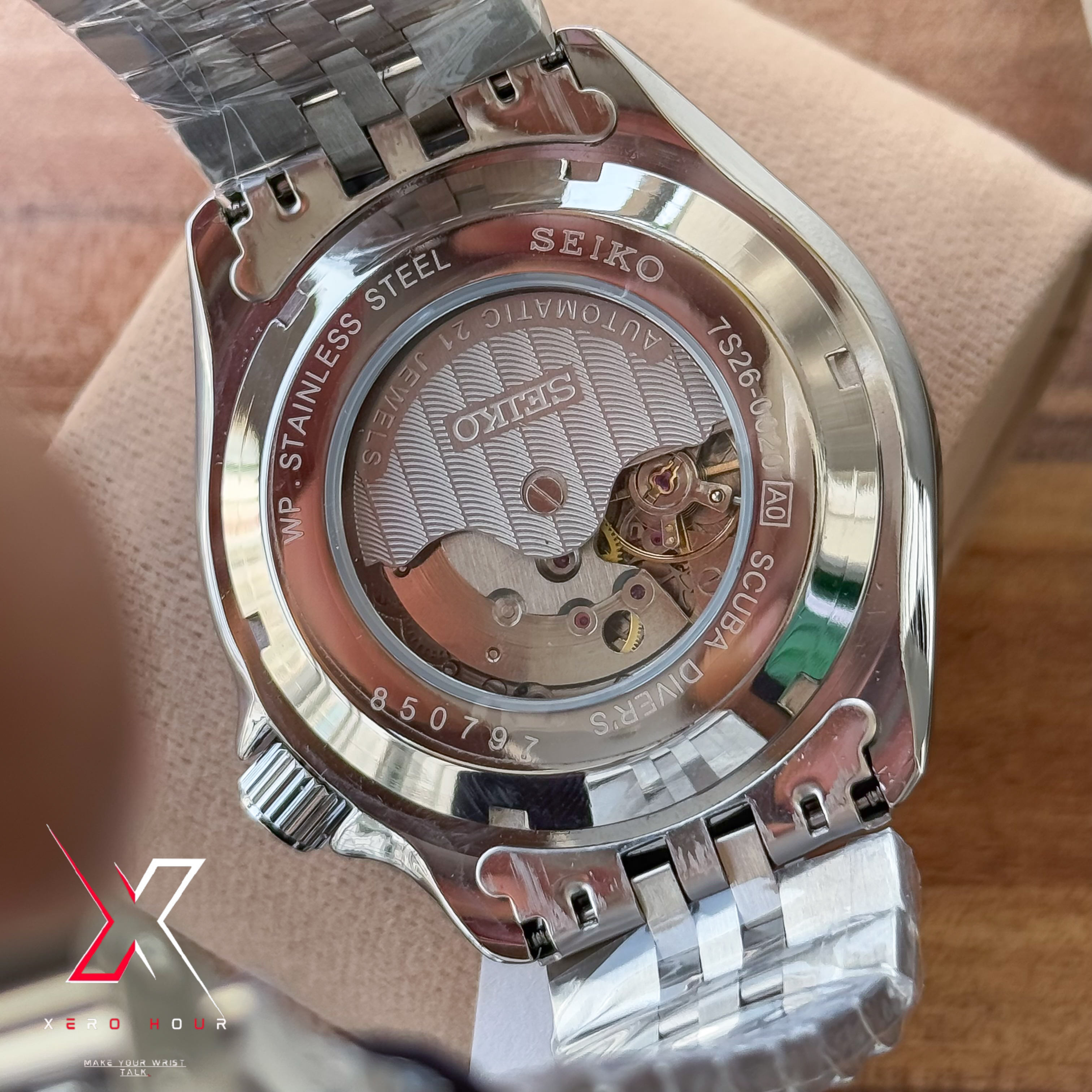 SEIKO GMT Master | Jubilee Chain | Automatic | Semi AAA Grade | Blue dial full_img_3