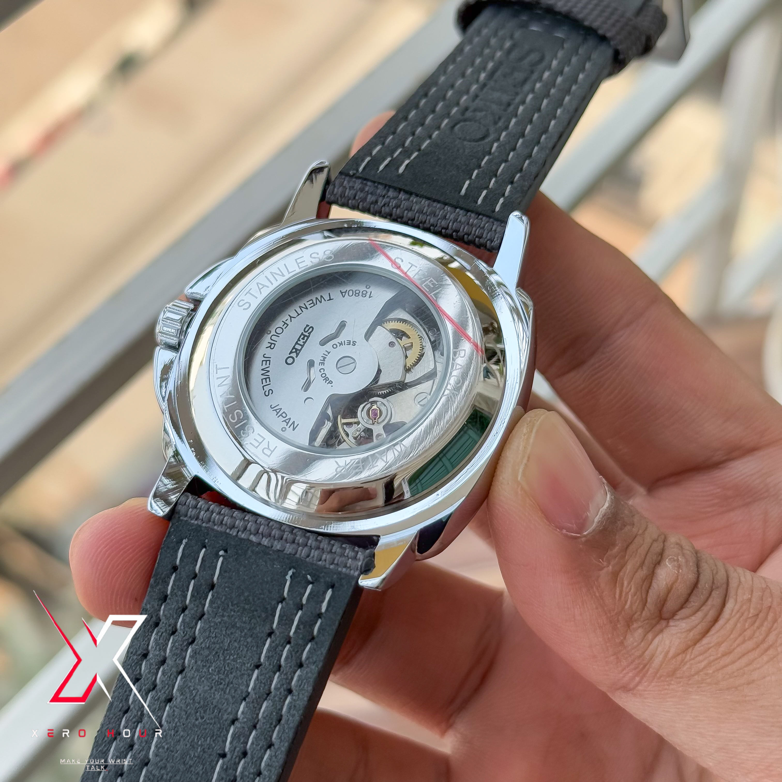 Seiko Tourbillion Automatic | Sport 5 Series | Nylon Strap | Grey dial_img_1