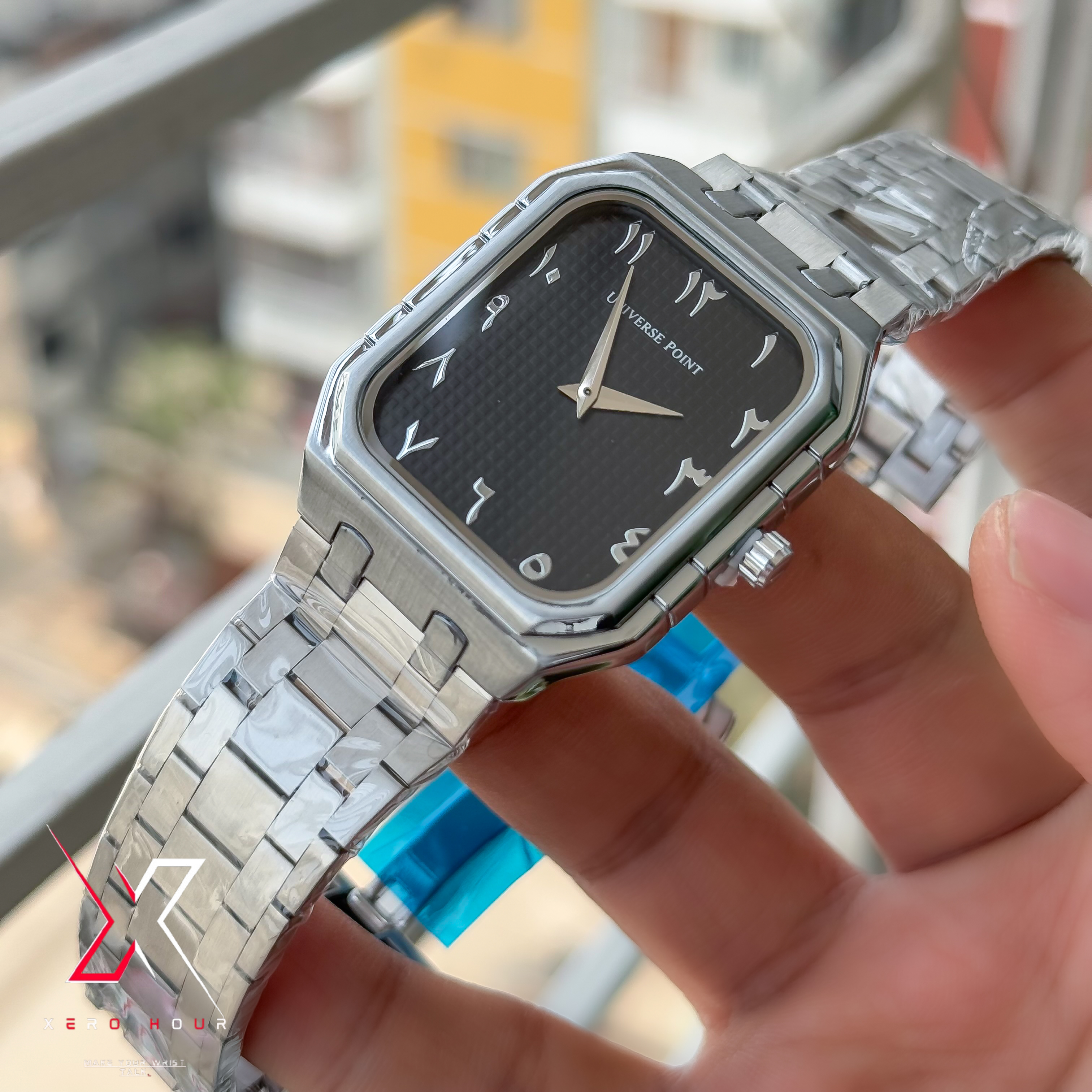 Unverse Point Authentic | Square Shape | Arabic Dial | Black_img_2