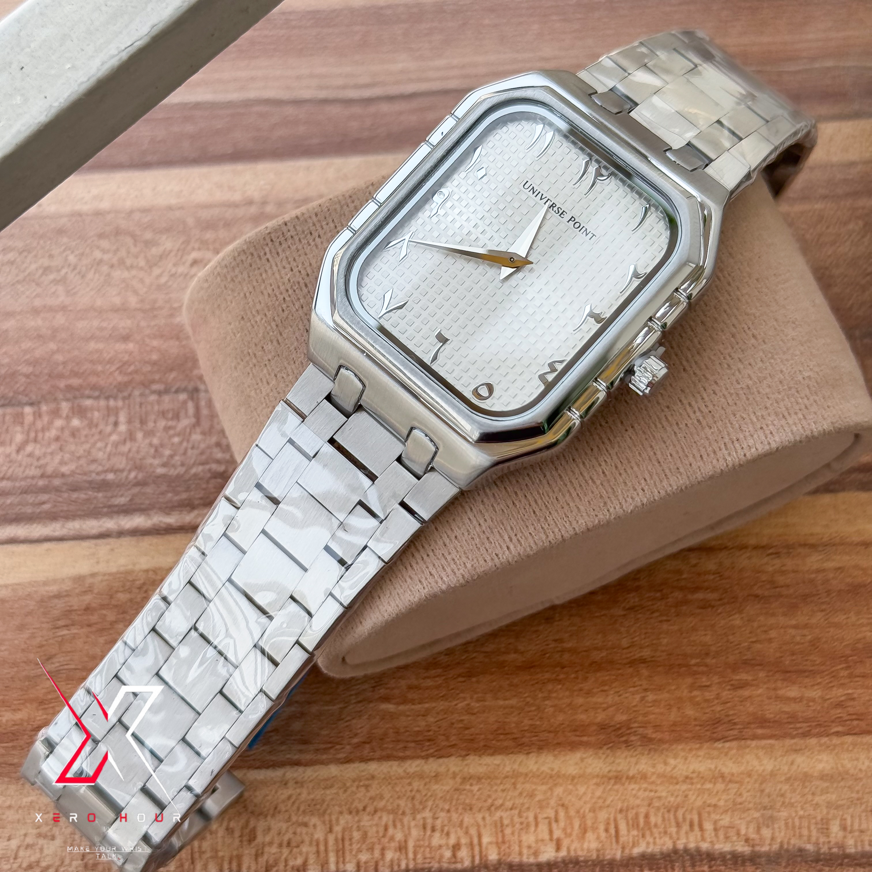 Universe Point Authentic | Square Shape | Arabic Dial | White_img_4