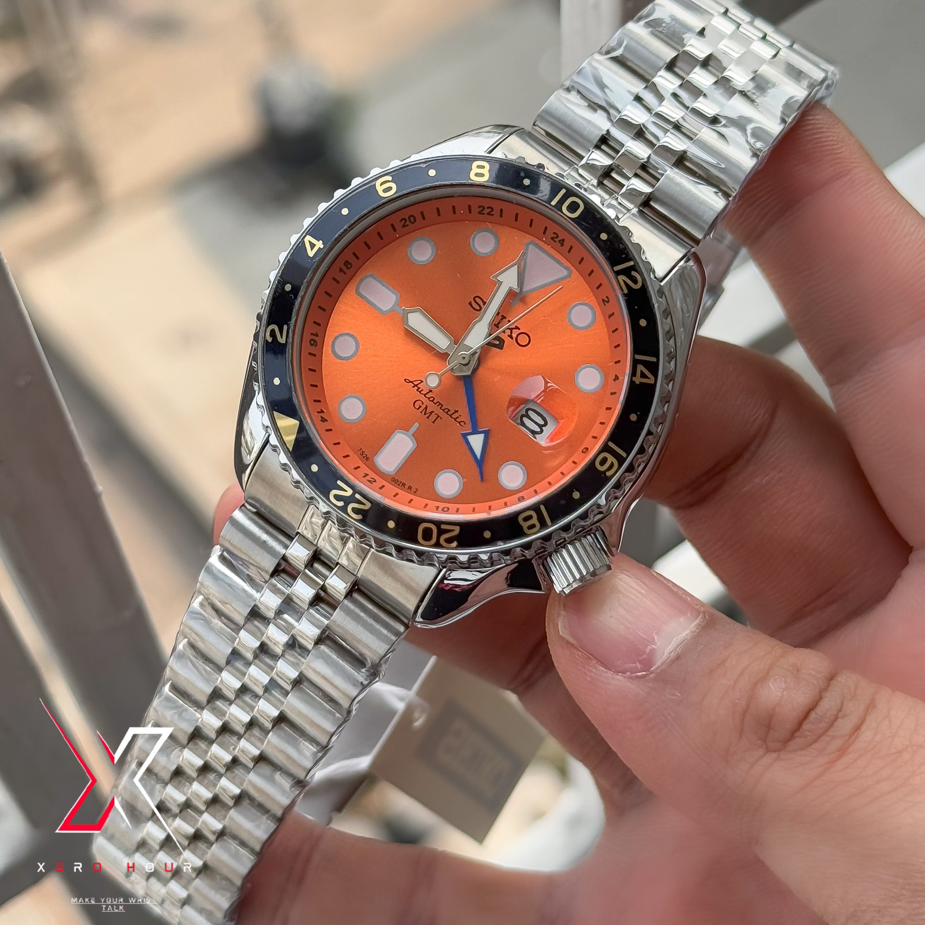 SEIKO GMT Master | Jubilee Chain | Automatic | Semi AAA Grade | Green Dial