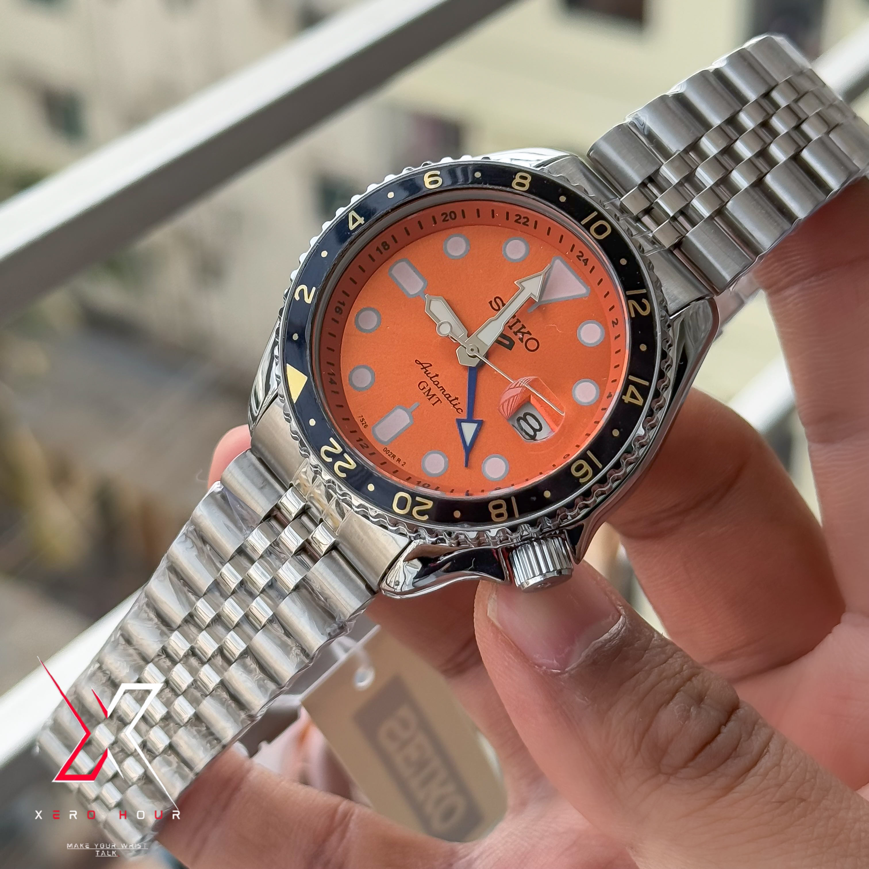 SEIKO GMT Master | Jubilee Chain | Automatic | Semi AAA Grade | Green Dial_img_7