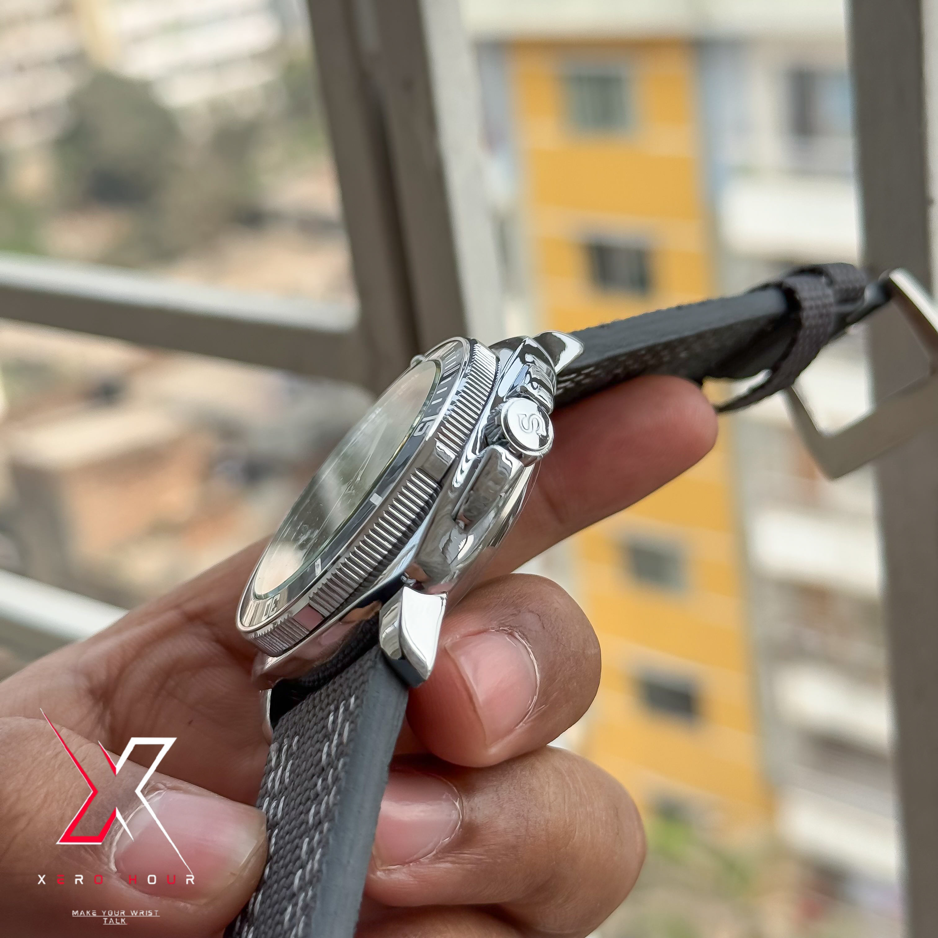 Seiko Tourbillion Automatic | Sport 5 Series | Nylon Strap | Grey dial_img_2