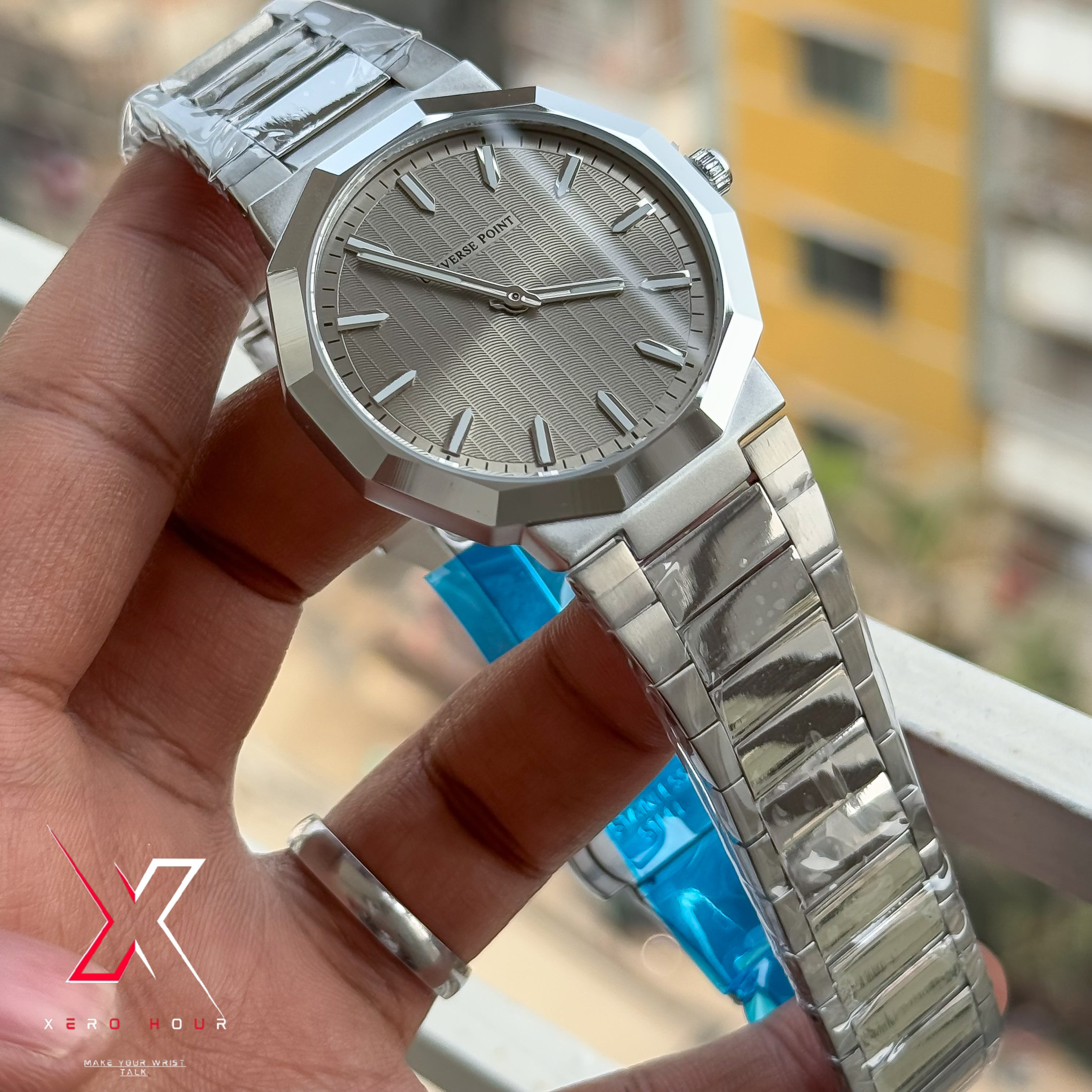 Universe Point | Authentic Series | Super Slim Diamond STyle | Grey dial_img_4