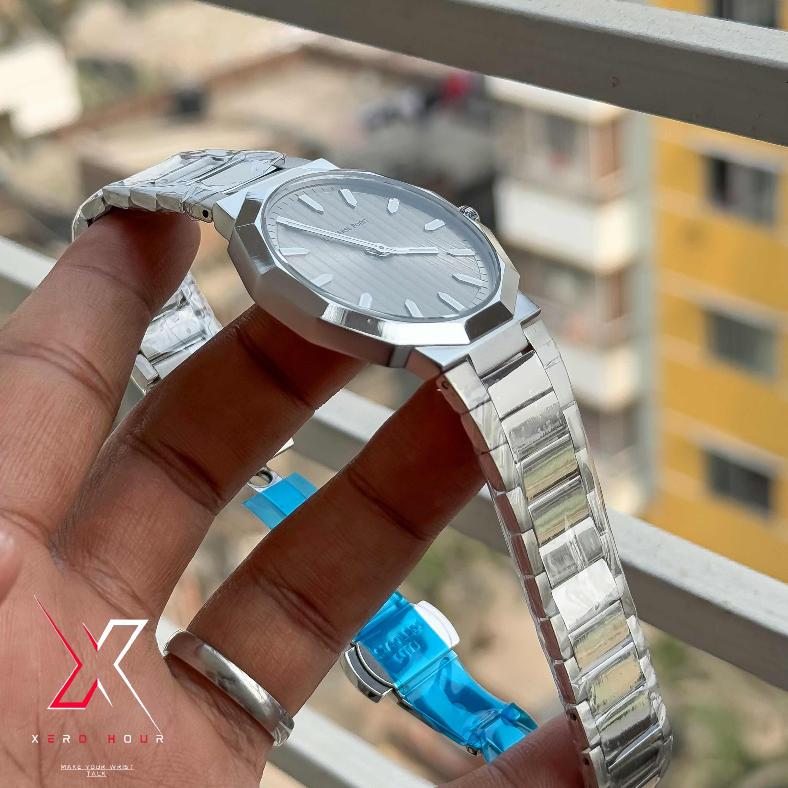 Universe Point | Authentic Series | Super Slim Diamond STyle | Grey dial_img_6