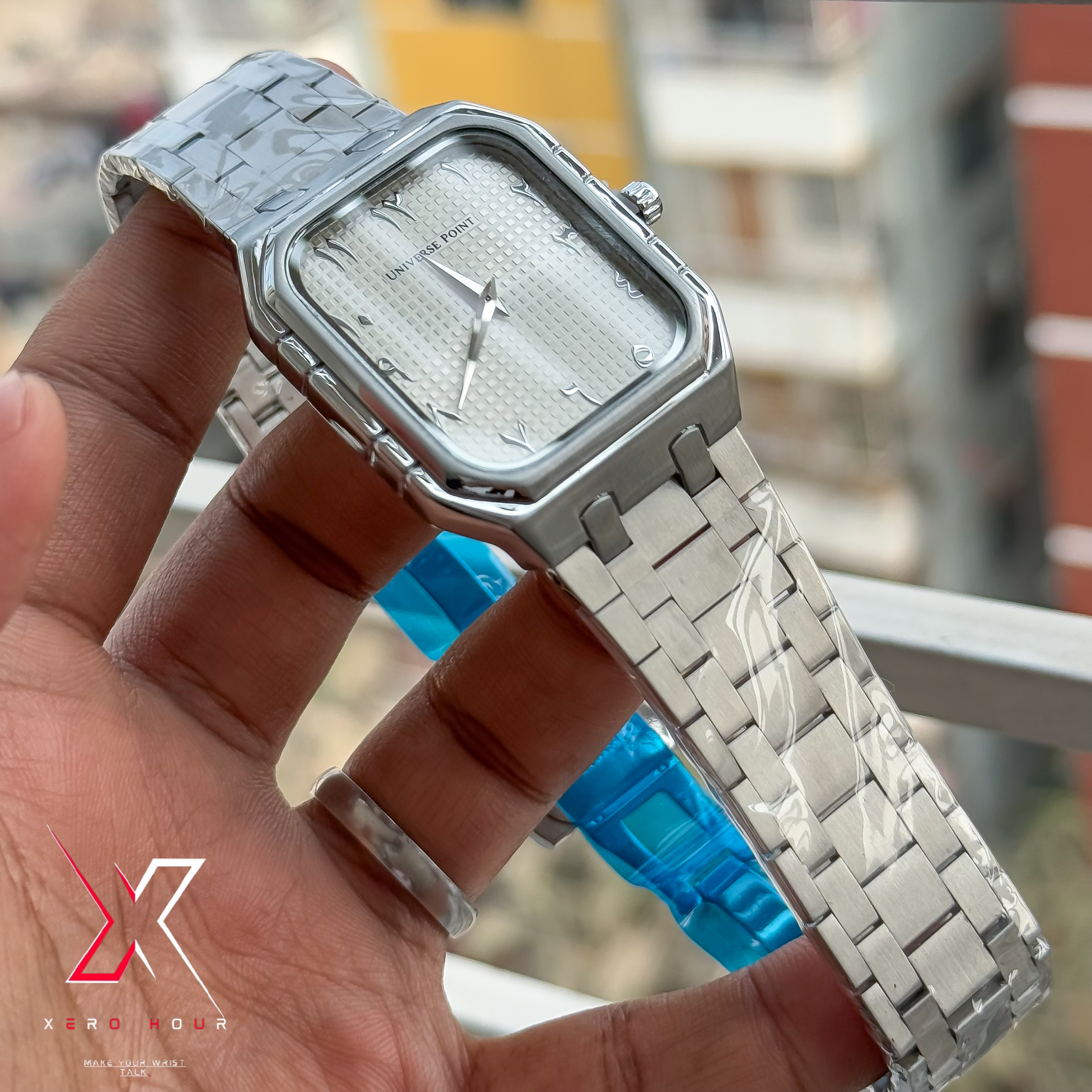 Universe Point Authentic | Square Shape | Arabic Dial | White_img_5