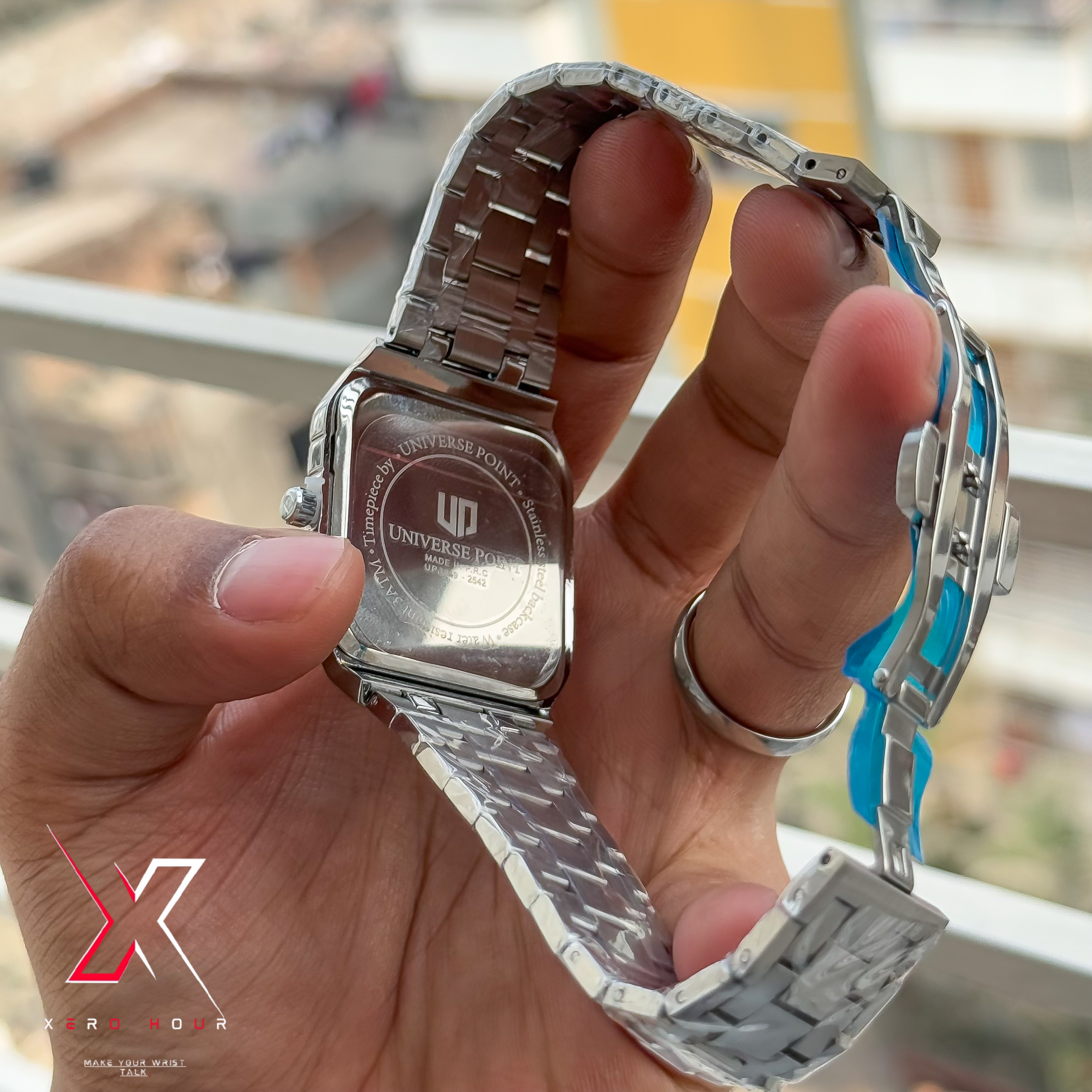 Universe Point Authentic | Square Shape | Arabic Dial | White_img_2