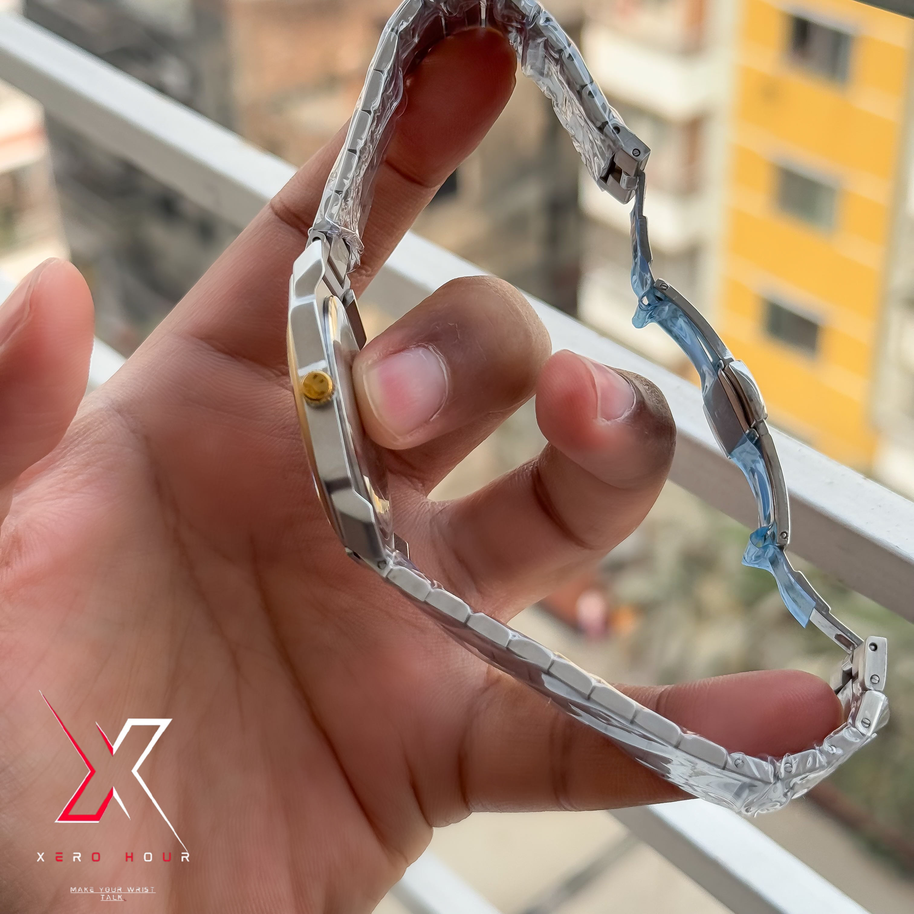 Universe Point | Blvgari style | Super Slim | Dual Tone | White dial |Authentic_img_3