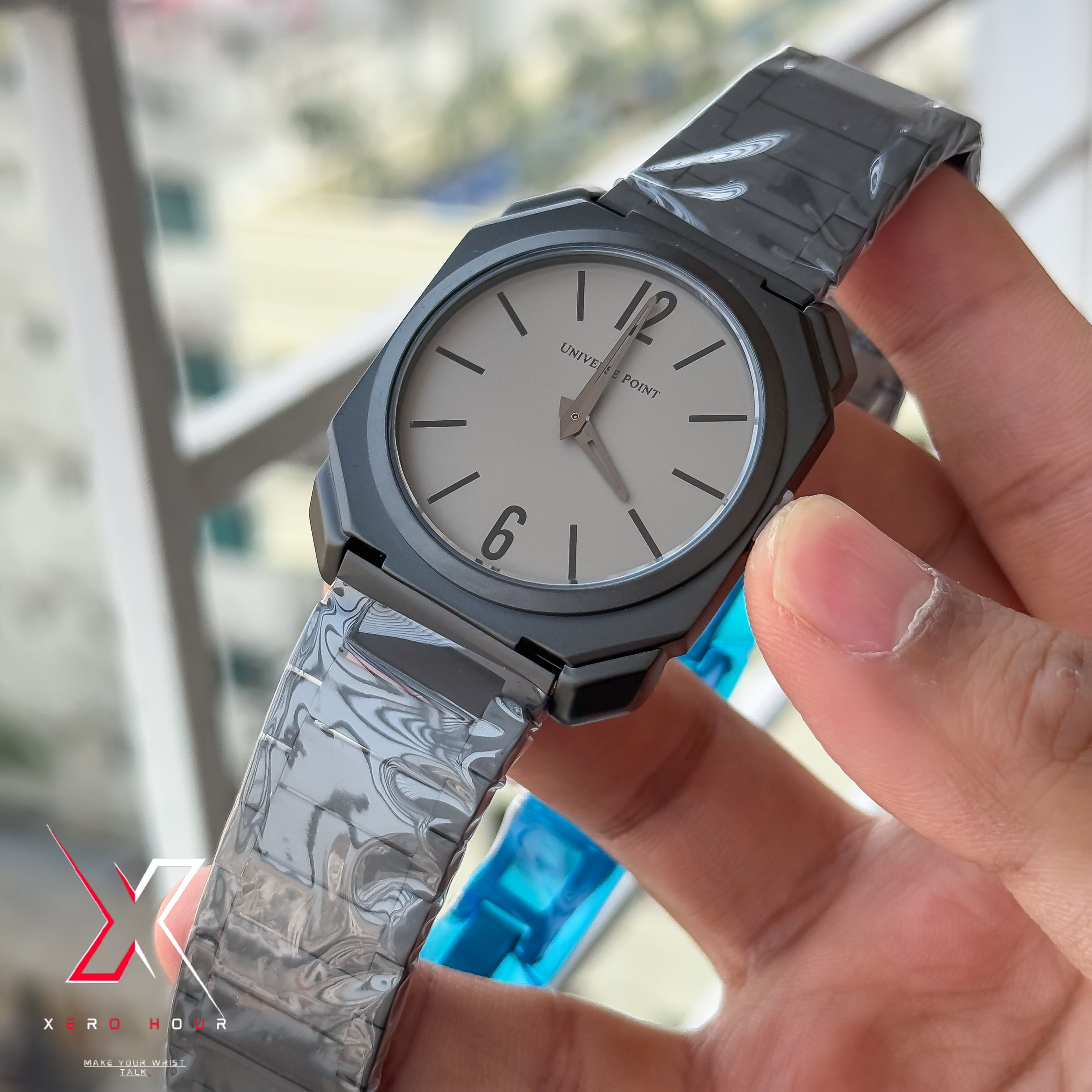 Universe Point | Blvgari style | Super Slim | Dual Tone | FULL Black | Authentic_img_4