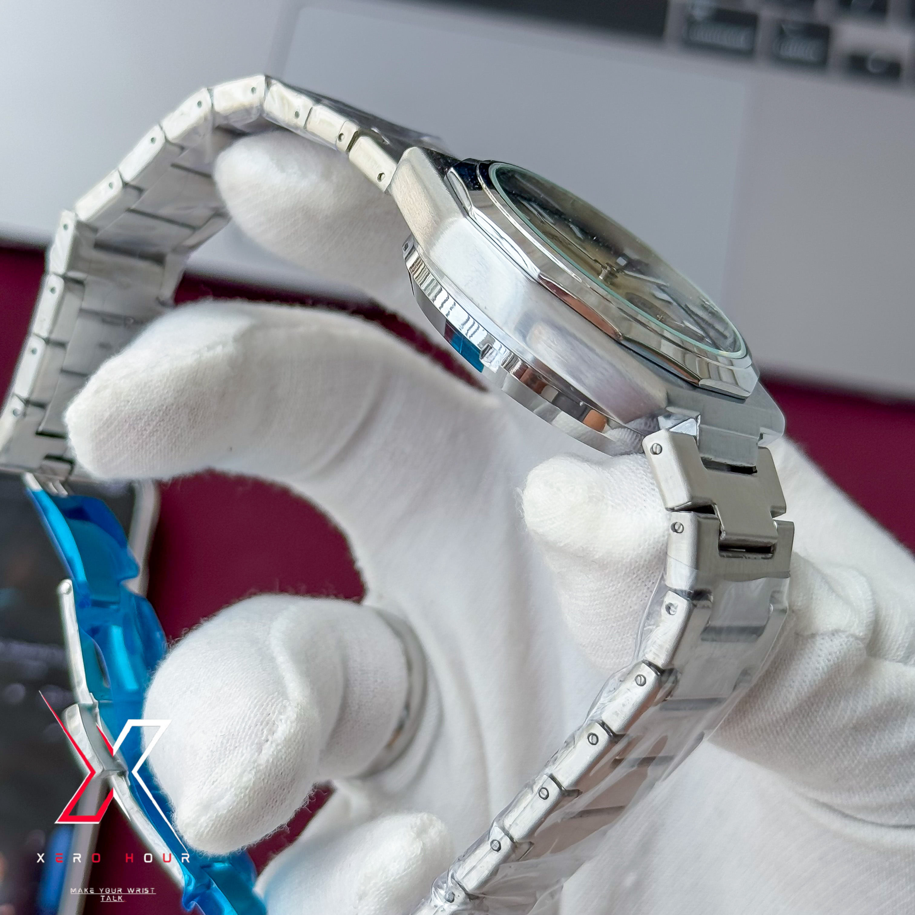 Citizen Zenshin Super Titanium Small Second | Automatic Movement | Semi AAA Grade | Salmon dial_img_6