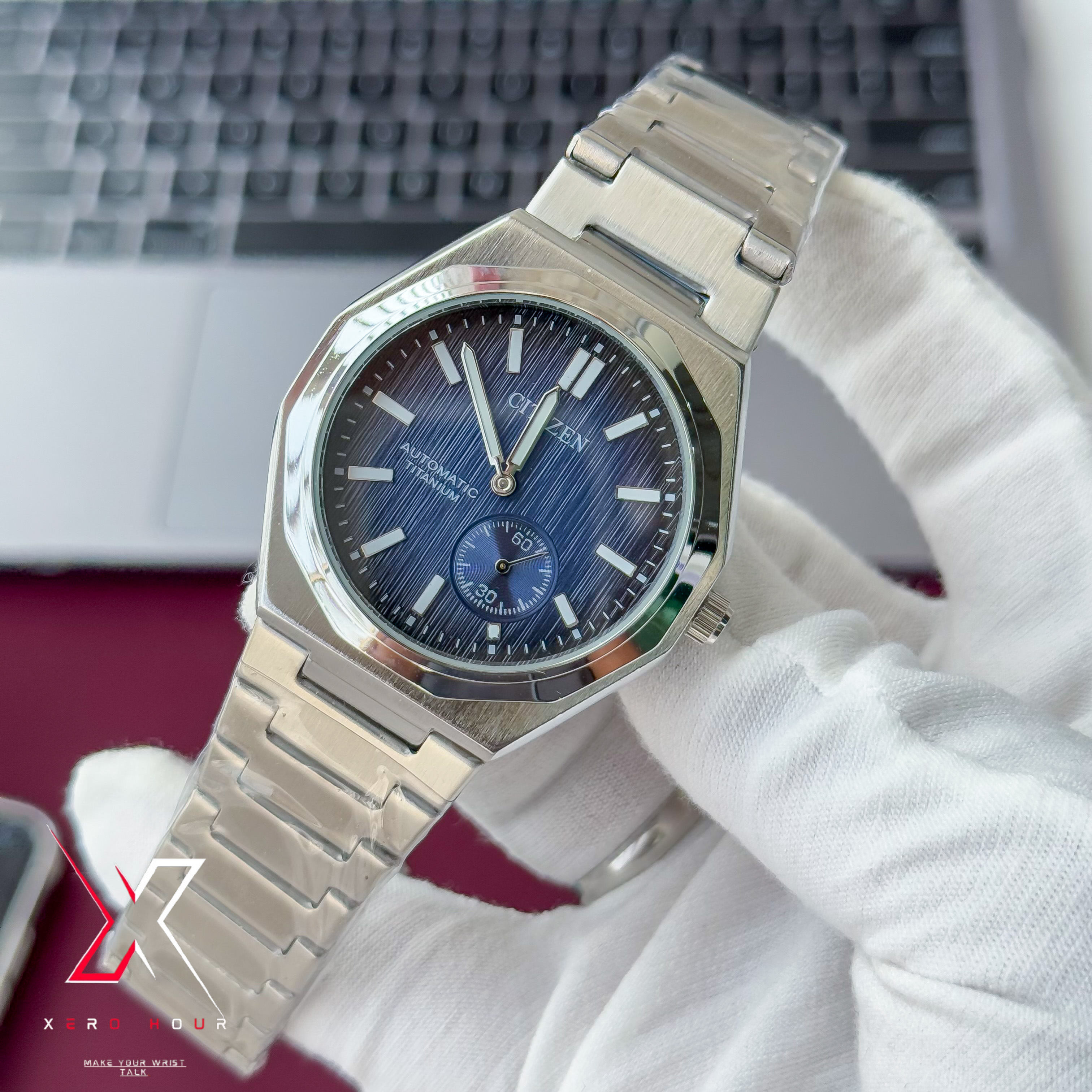 Citizen Zenshin Automatic Super Titanium Small Second | Semi AAA | Automatic | Deep Blue