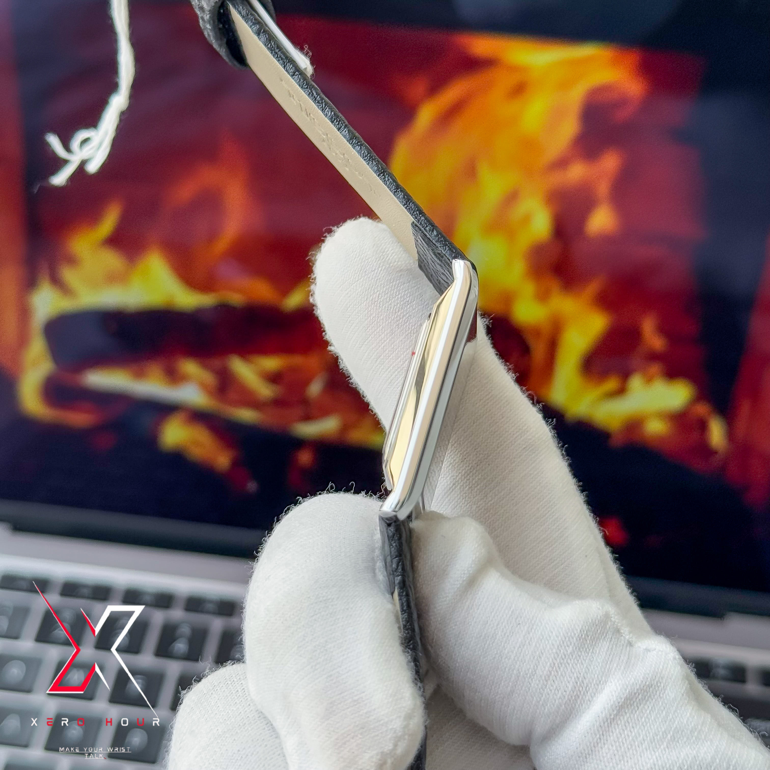 Tissot OLD MONEY STYLE | Super Slim Date Just | Leather belt | Black Dial_img_2