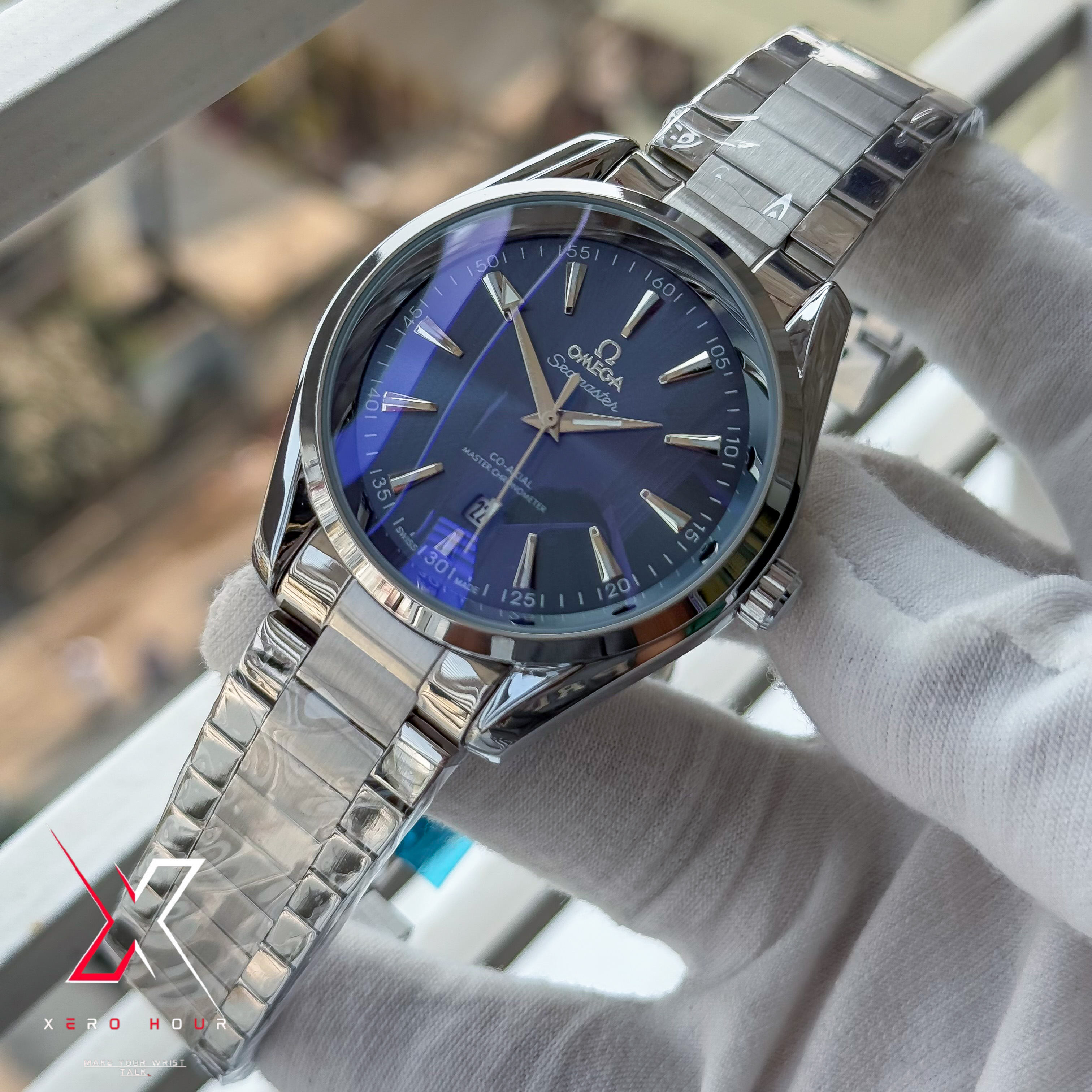 Omega Aqua Terra | Quartz Movement | Blue Dial | AA Grade_img_9