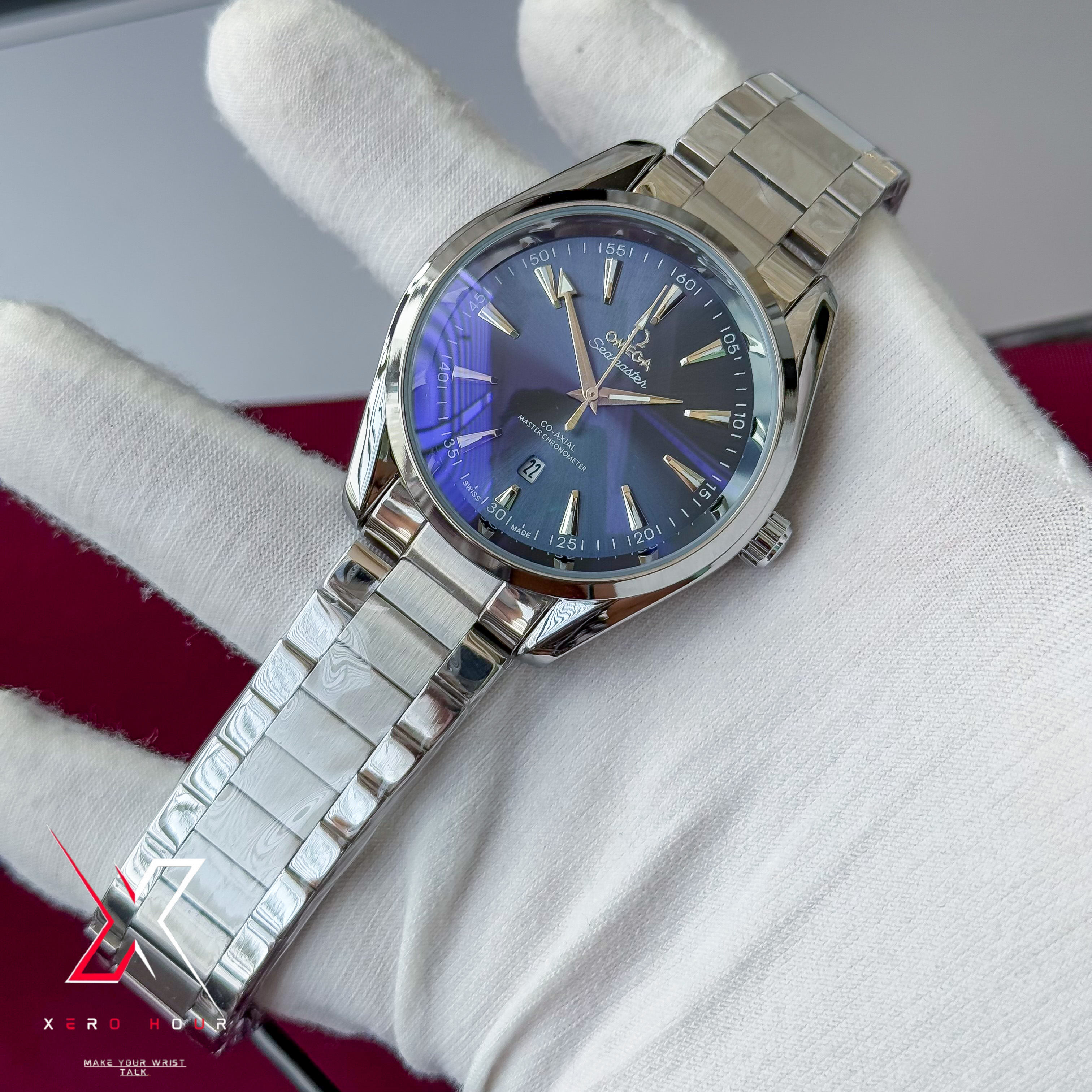 Omega Aqua Terra | Quartz Movement | Blue Dial | AA Grade_img_6