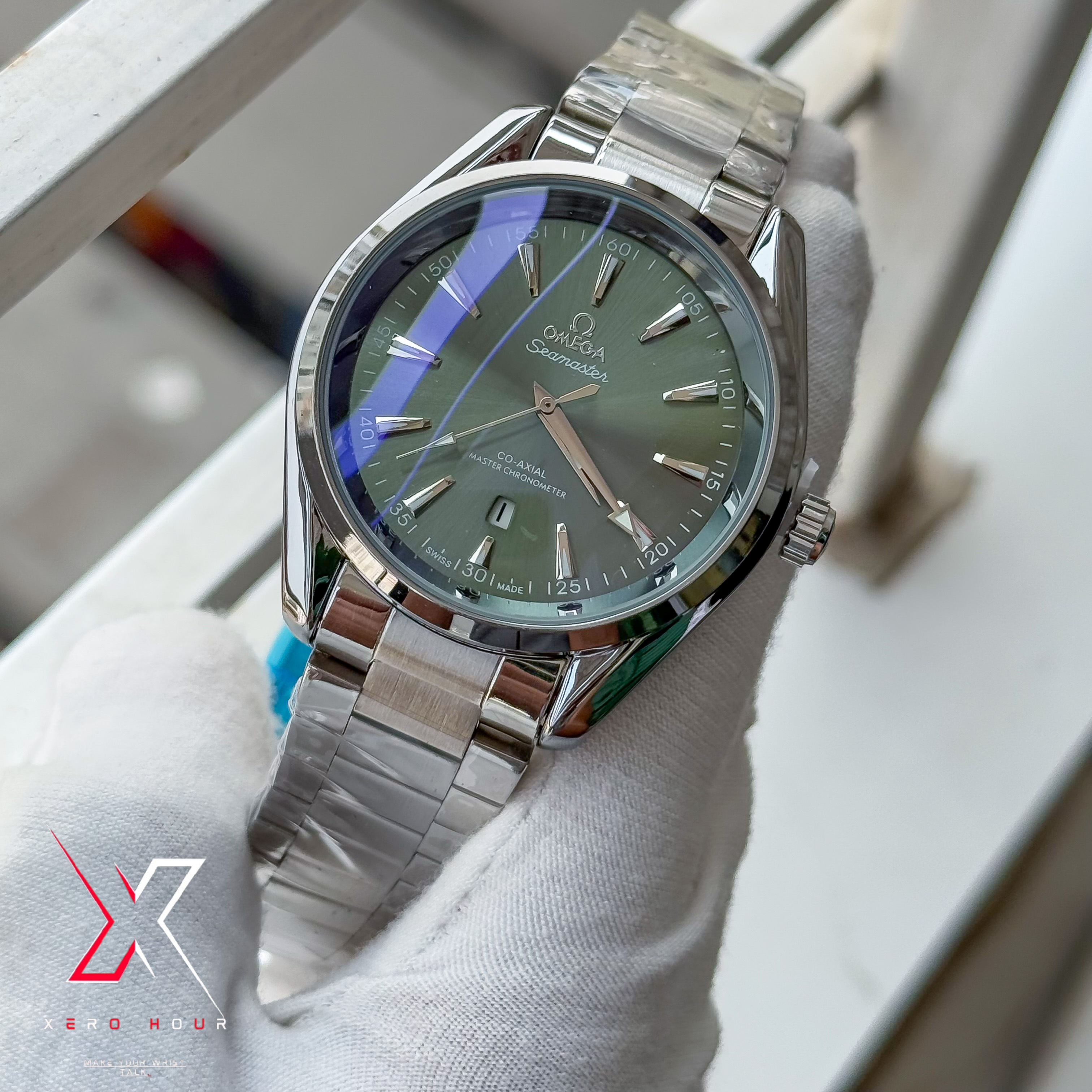 Omega Aqua Terra | Quartz Movement | Green Dial | AA Grade_img_4