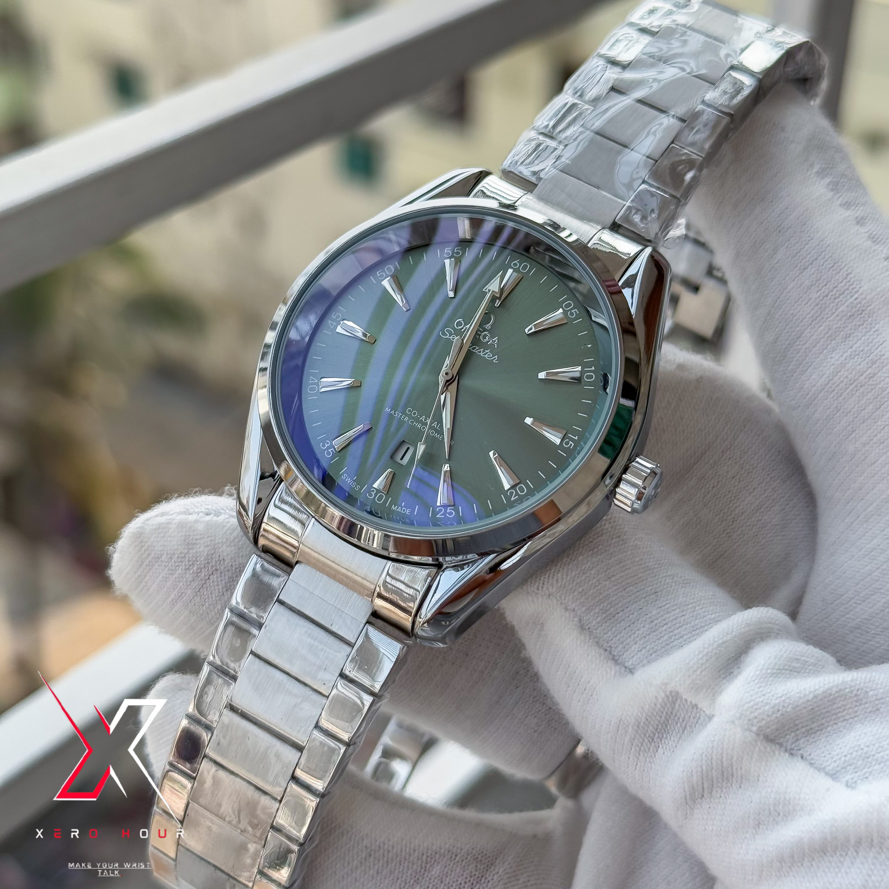 Omega Aqua Terra | Quartz Movement | Green Dial | AA Grade_img_5