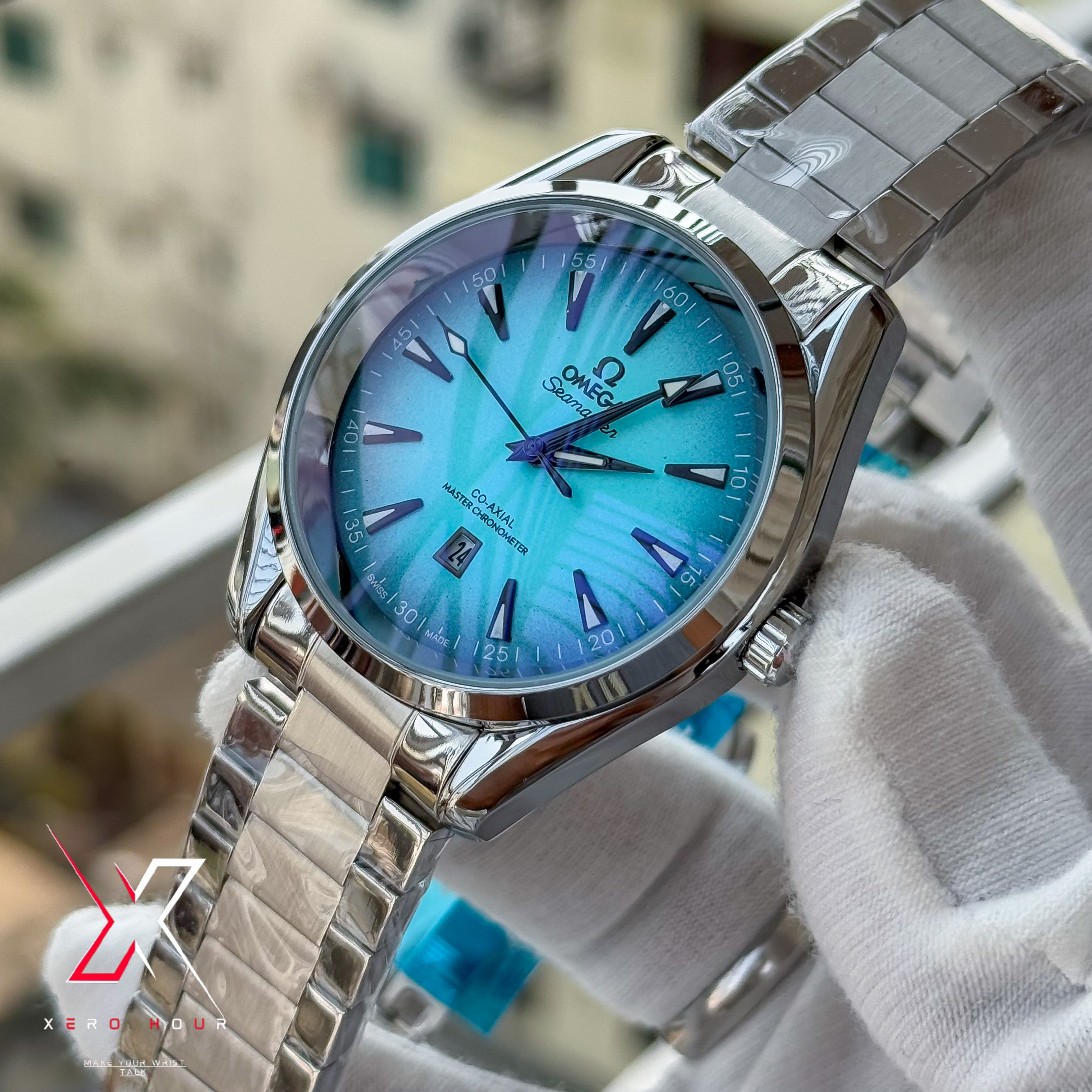 Omega Aqua Terra | Quartz Movement | Aqua Blue Dial | AA Grade_img_2