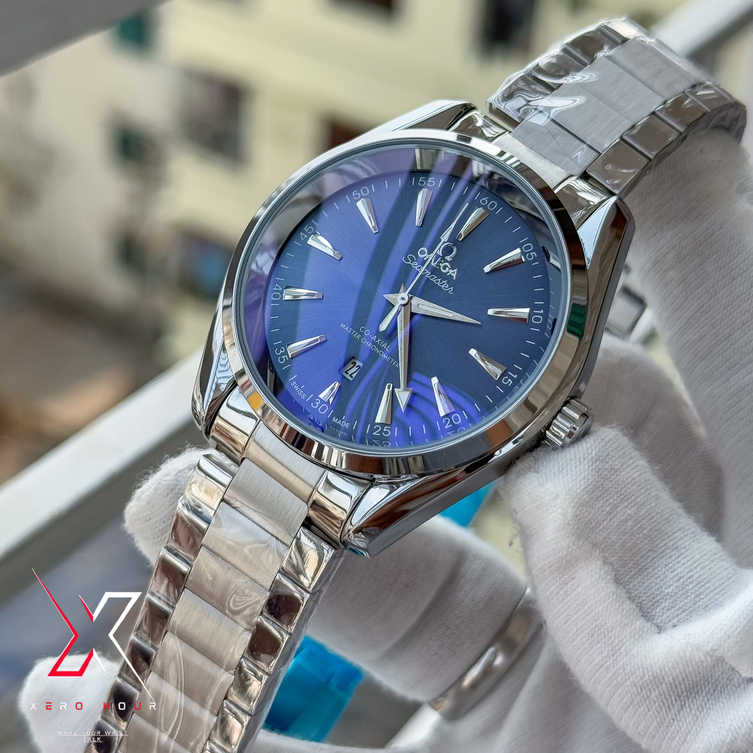 Omega Aqua Terra | Quartz Movement | Blue Dial | AA Grade