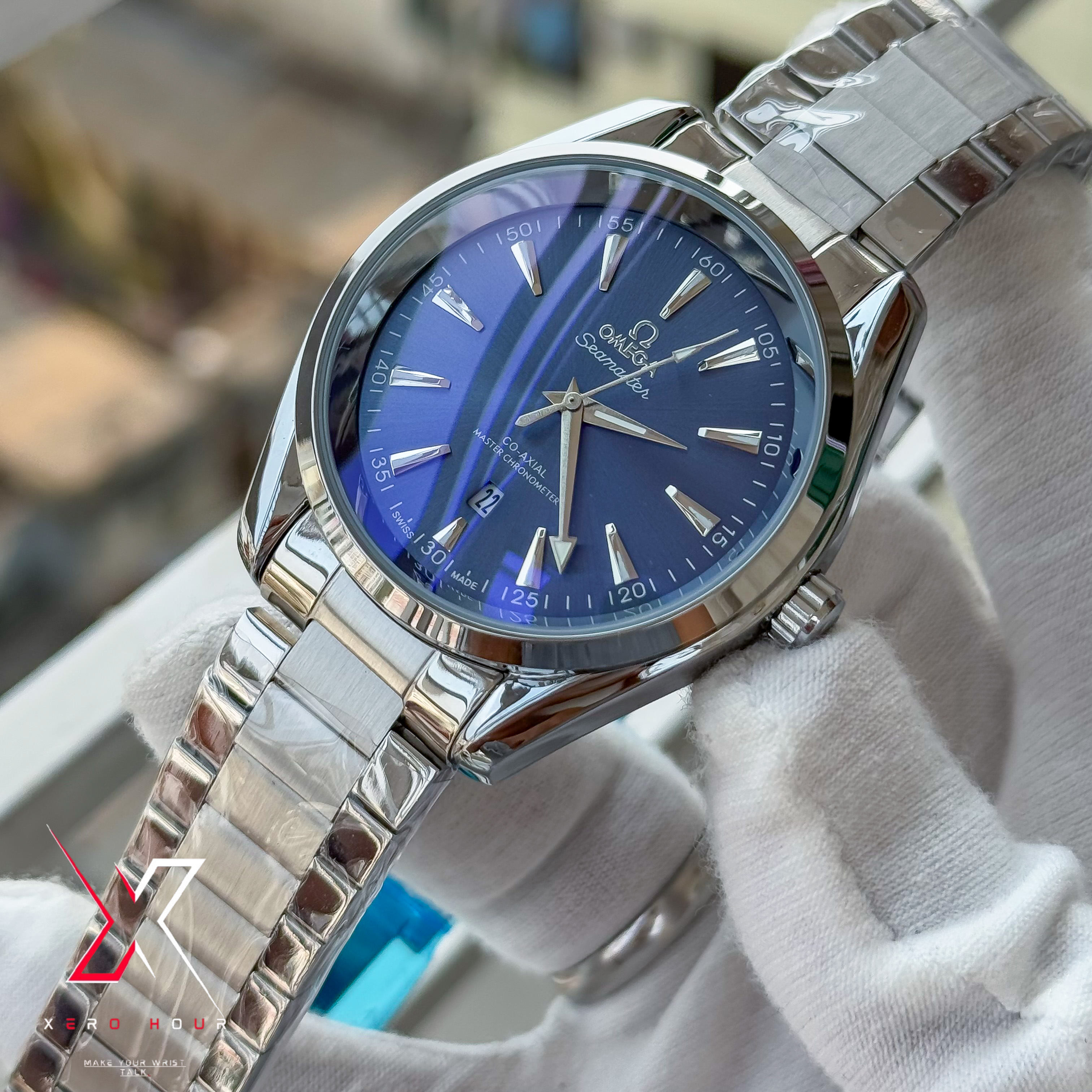 Omega Aqua Terra | Quartz Movement | Blue Dial | AA Grade_img_3