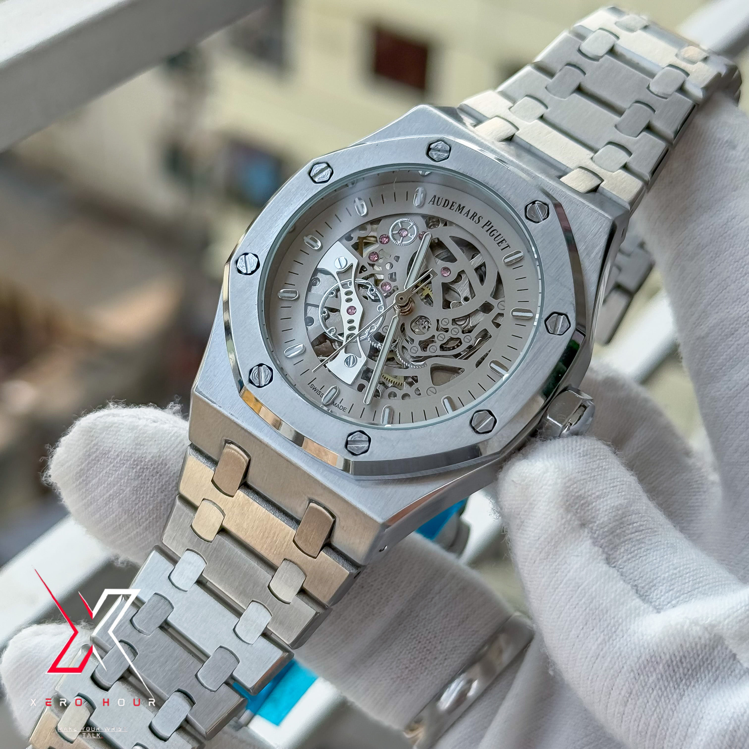 Audemars Piguet Semi AAA | V3 | Automatic Movement | Single Tone Grey dial