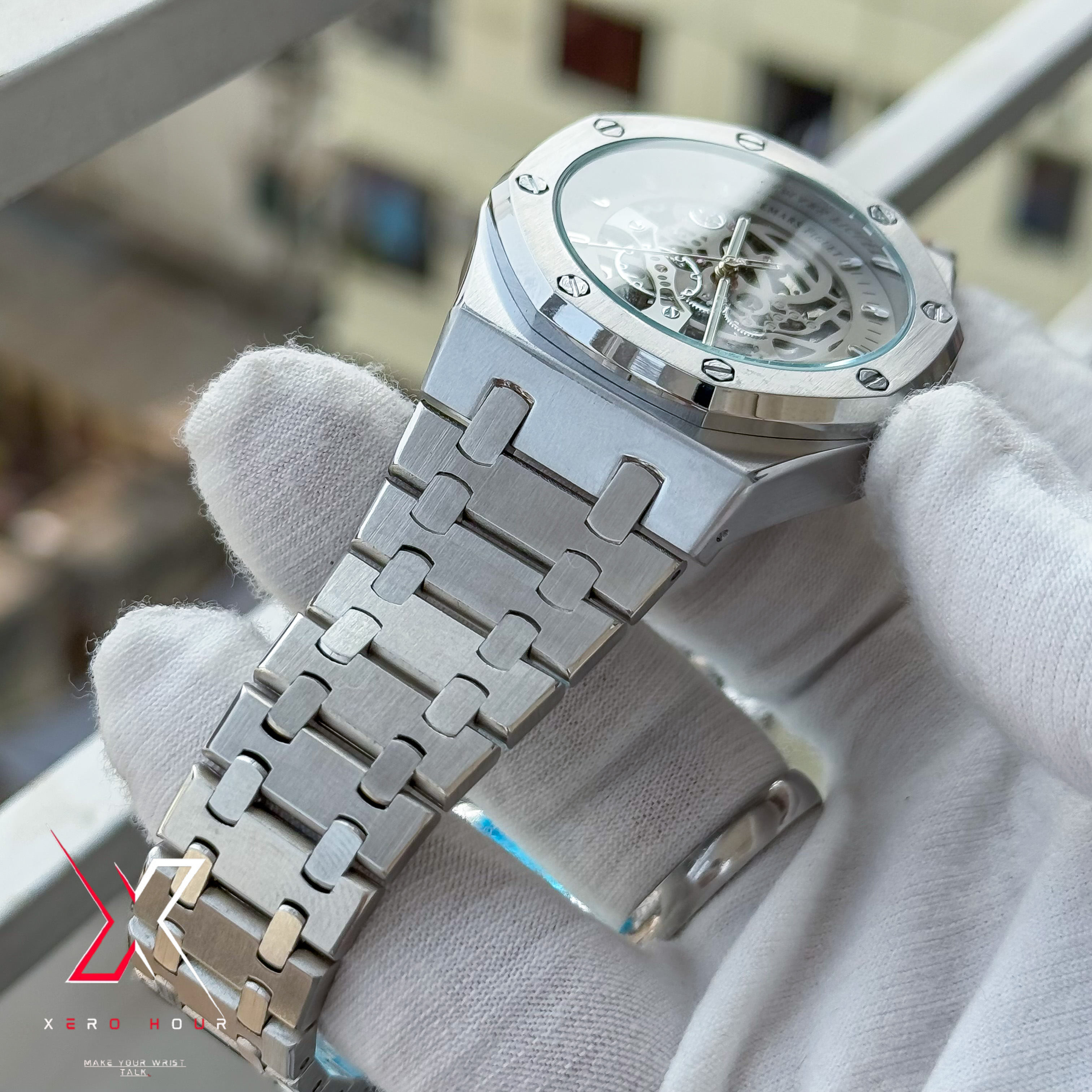 Audemars Piguet Semi AAA | V3 | Automatic Movement | Single Tone Grey dial_img_8