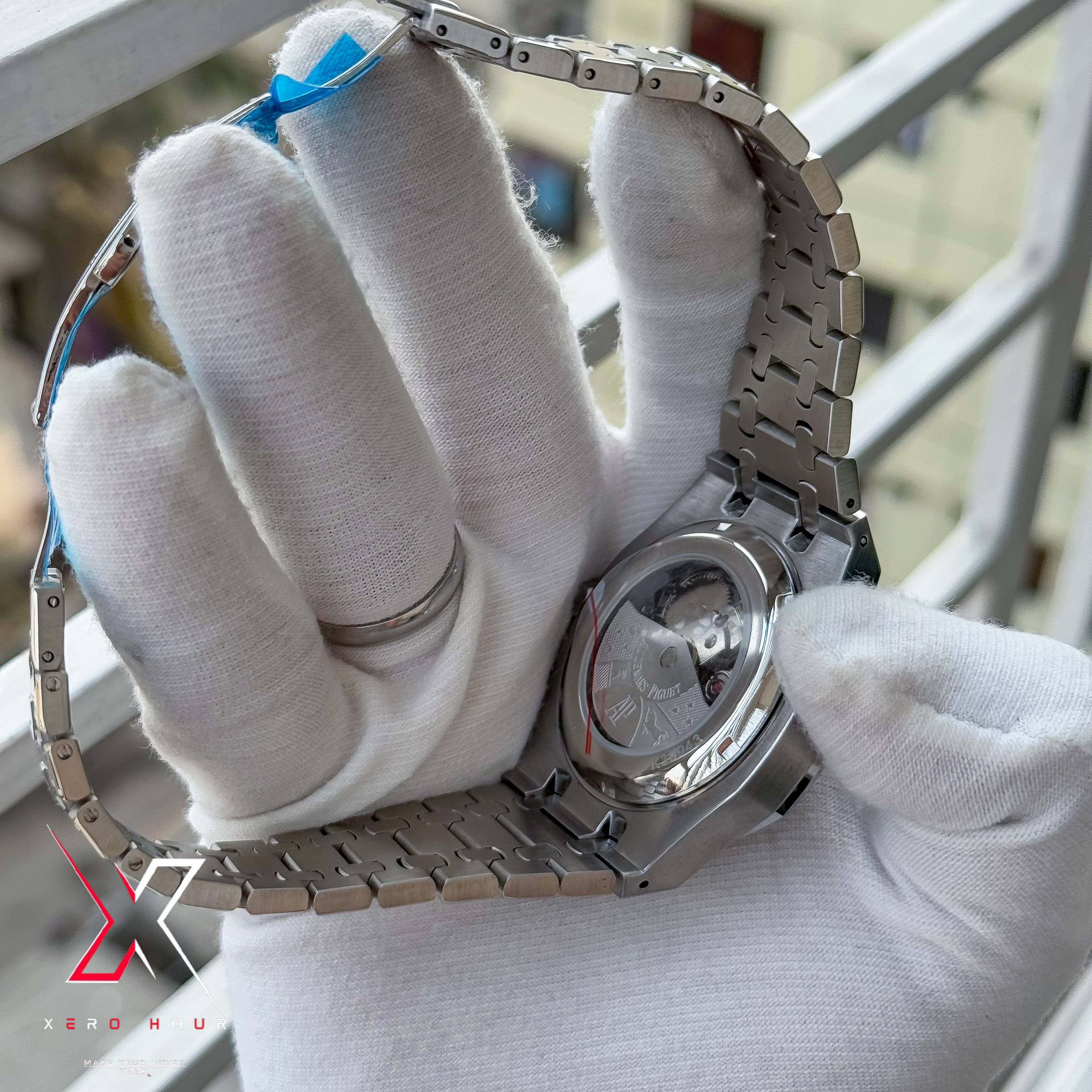 Audemars Piguet Semi AAA | V3 | Automatic Movement |  Single Tone black dial_img_6