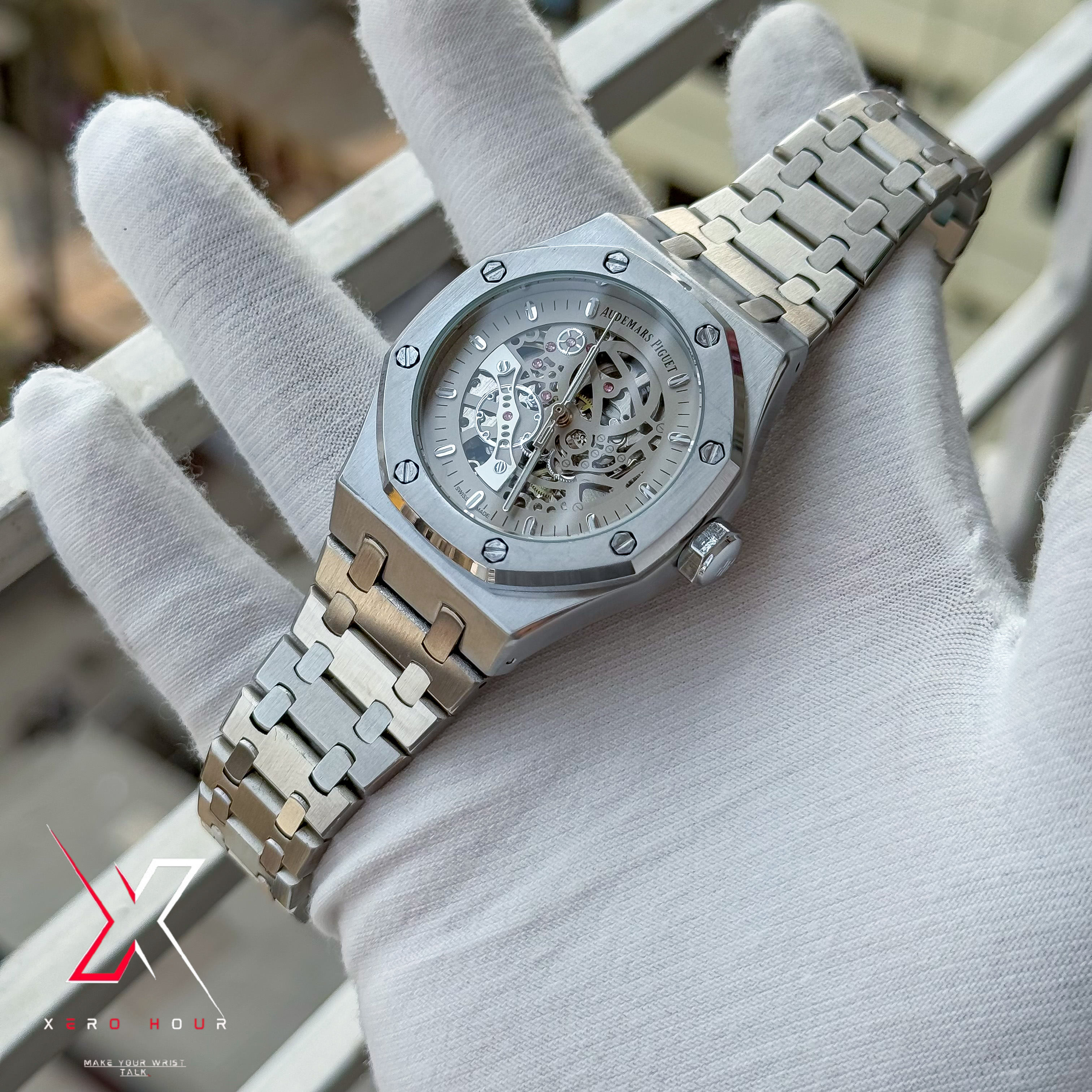 Audemars Piguet Semi AAA | V3 | Automatic Movement | Single Tone Grey dial_img_5