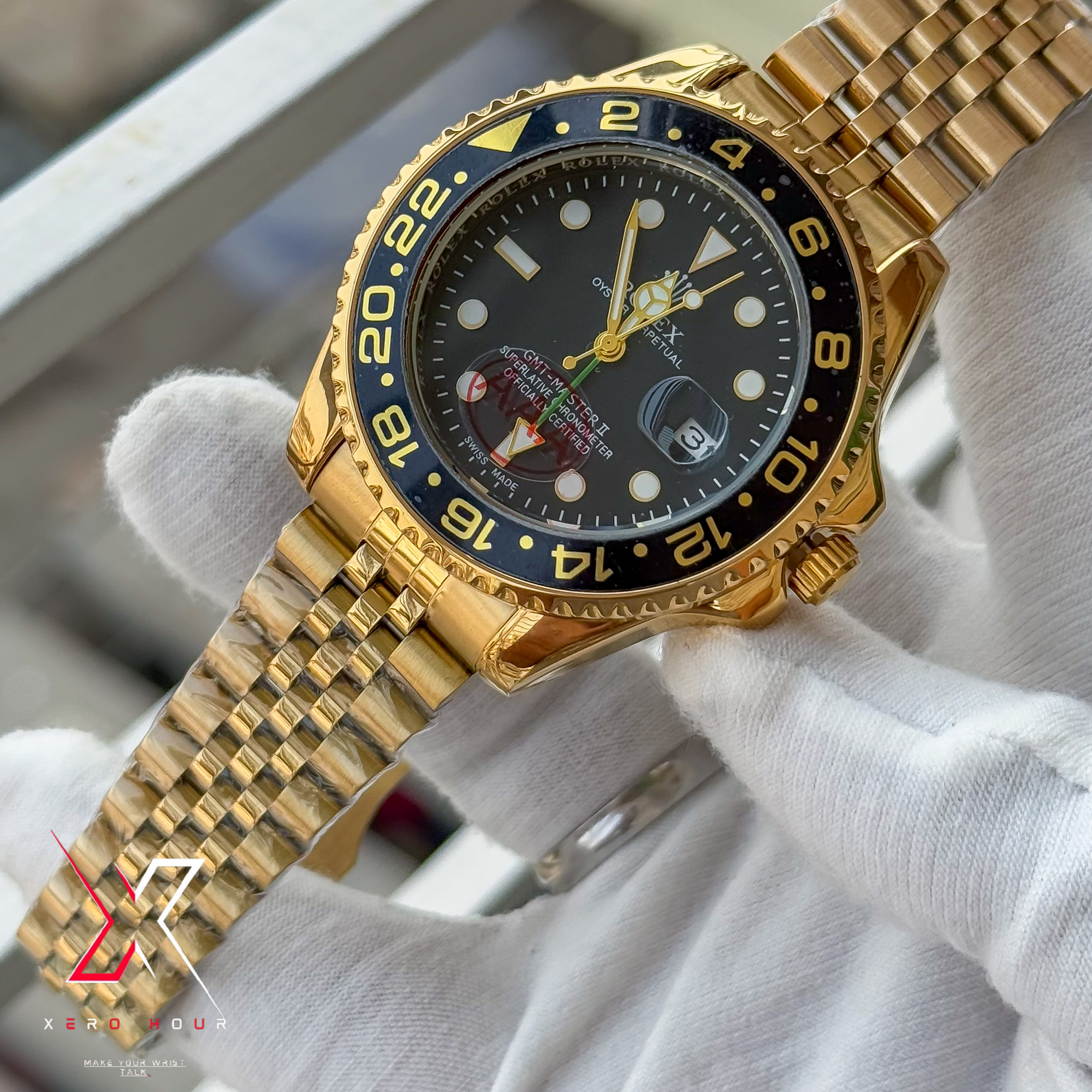 Rolex GMT Master 2 | Version 2 | Yellow gold edition | Jubilee chain_img_5