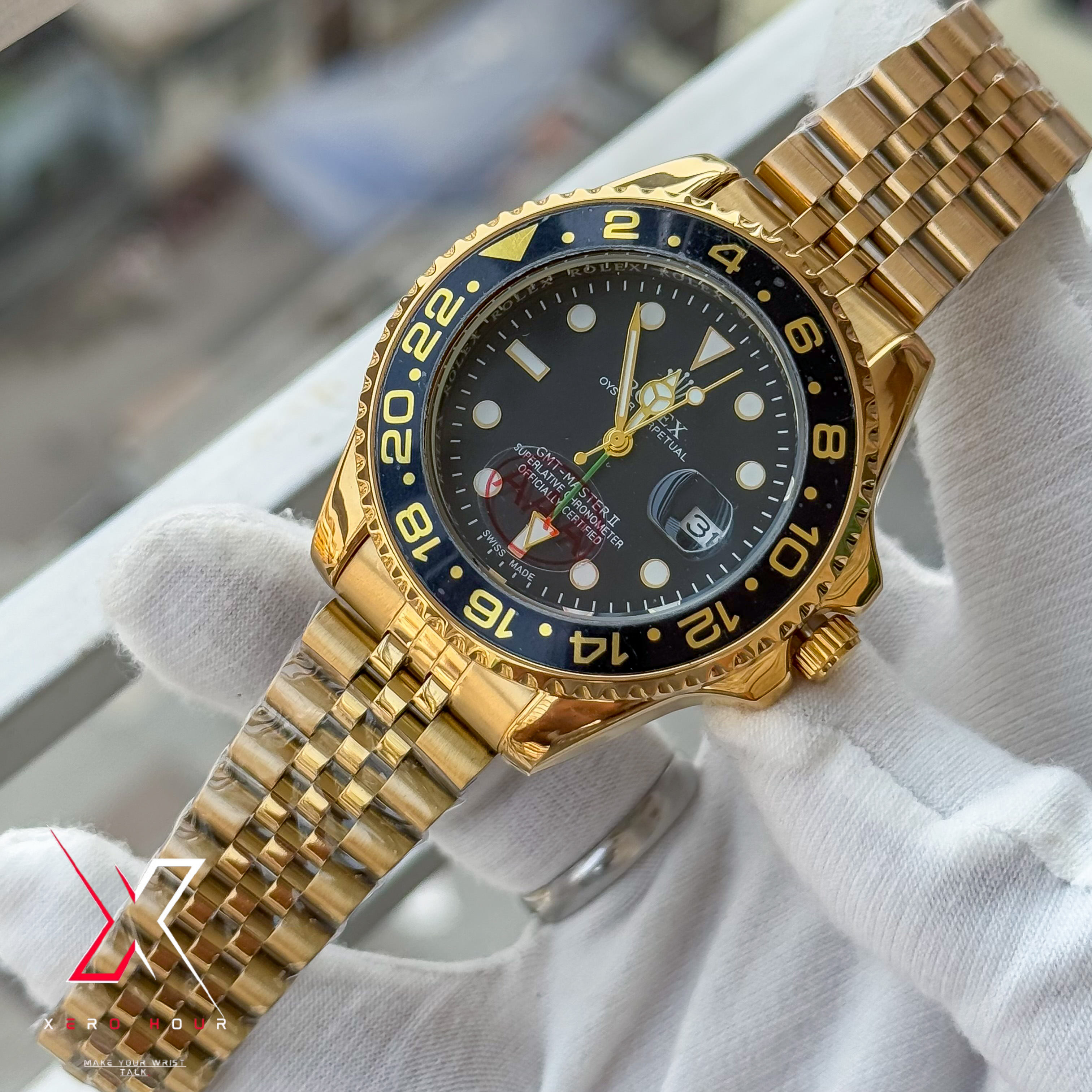 Rolex GMT Master 2 | Version 2 | Yellow gold edition | Jubilee chain_img_7