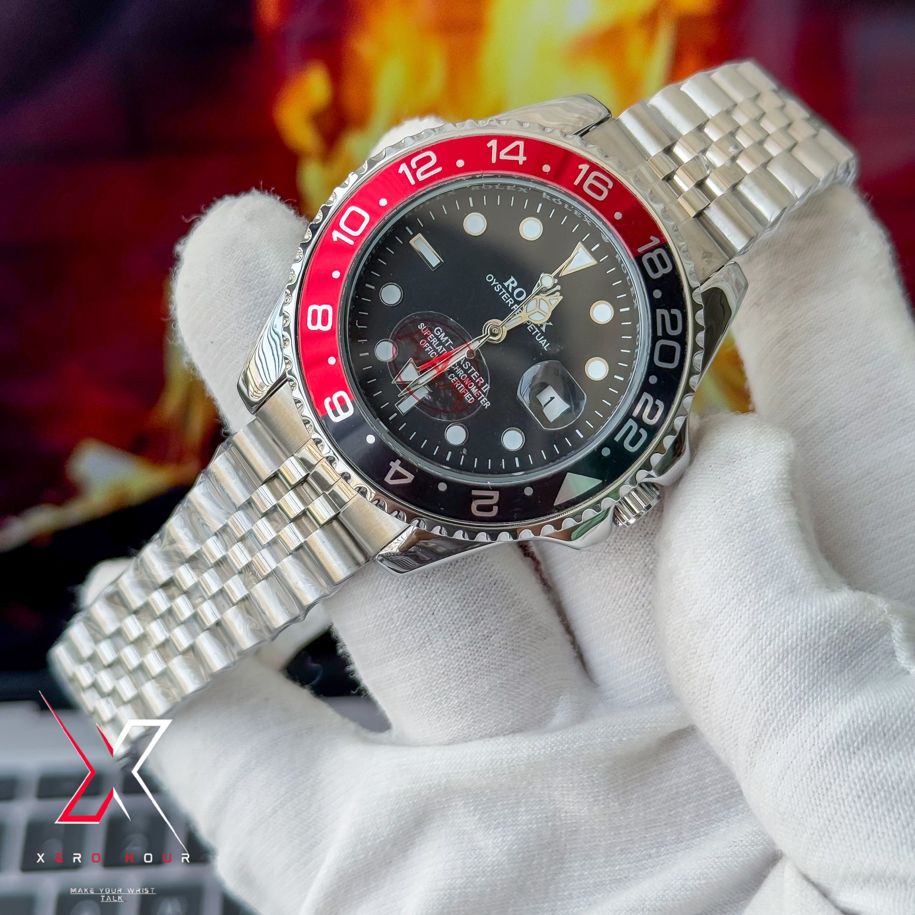 Rolex GMT Master 2 | Version 2 | Coke edition | Jubilee chain
