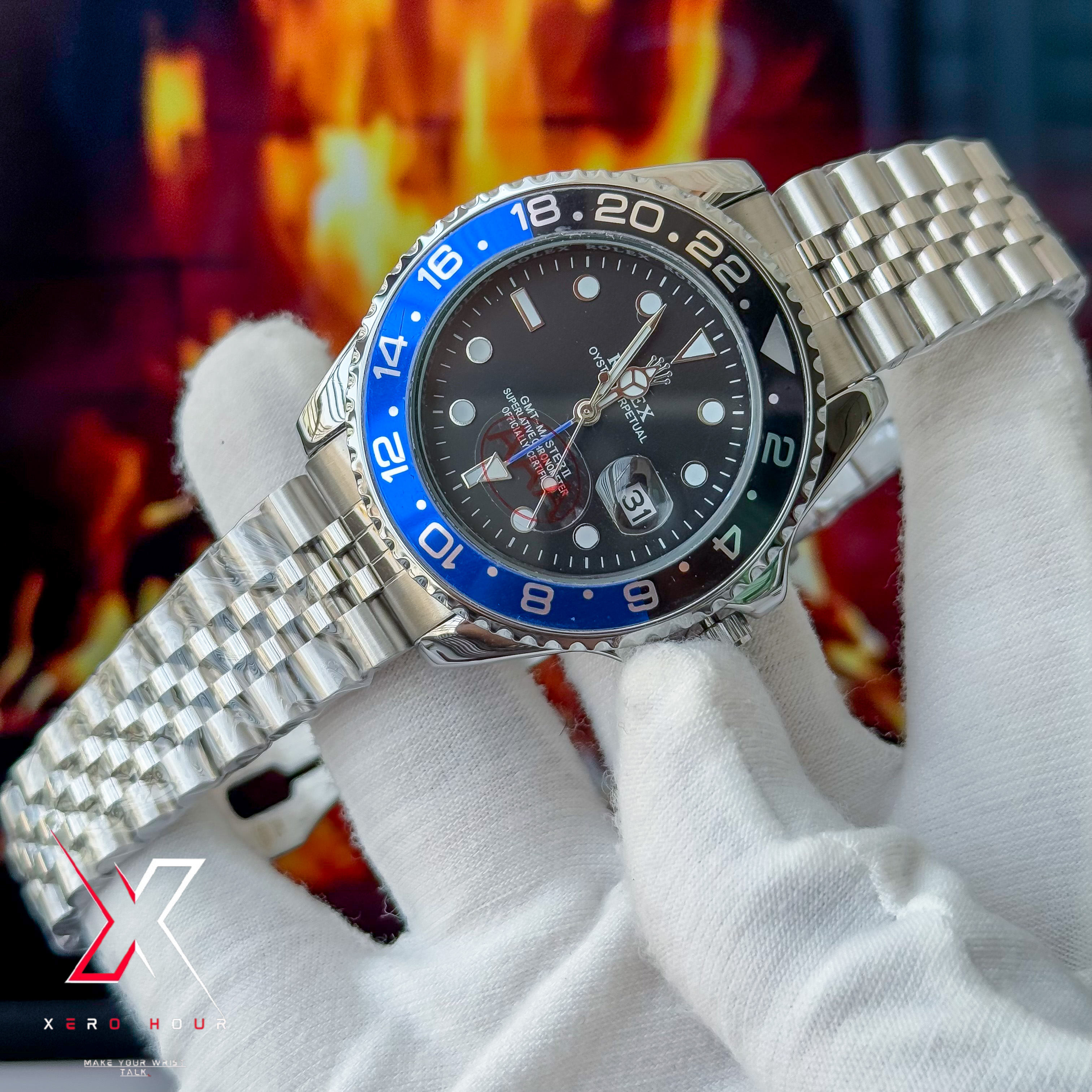 Rolex GMT Master 2 | Version 2 | BATGIRL edition | Jubilee chain