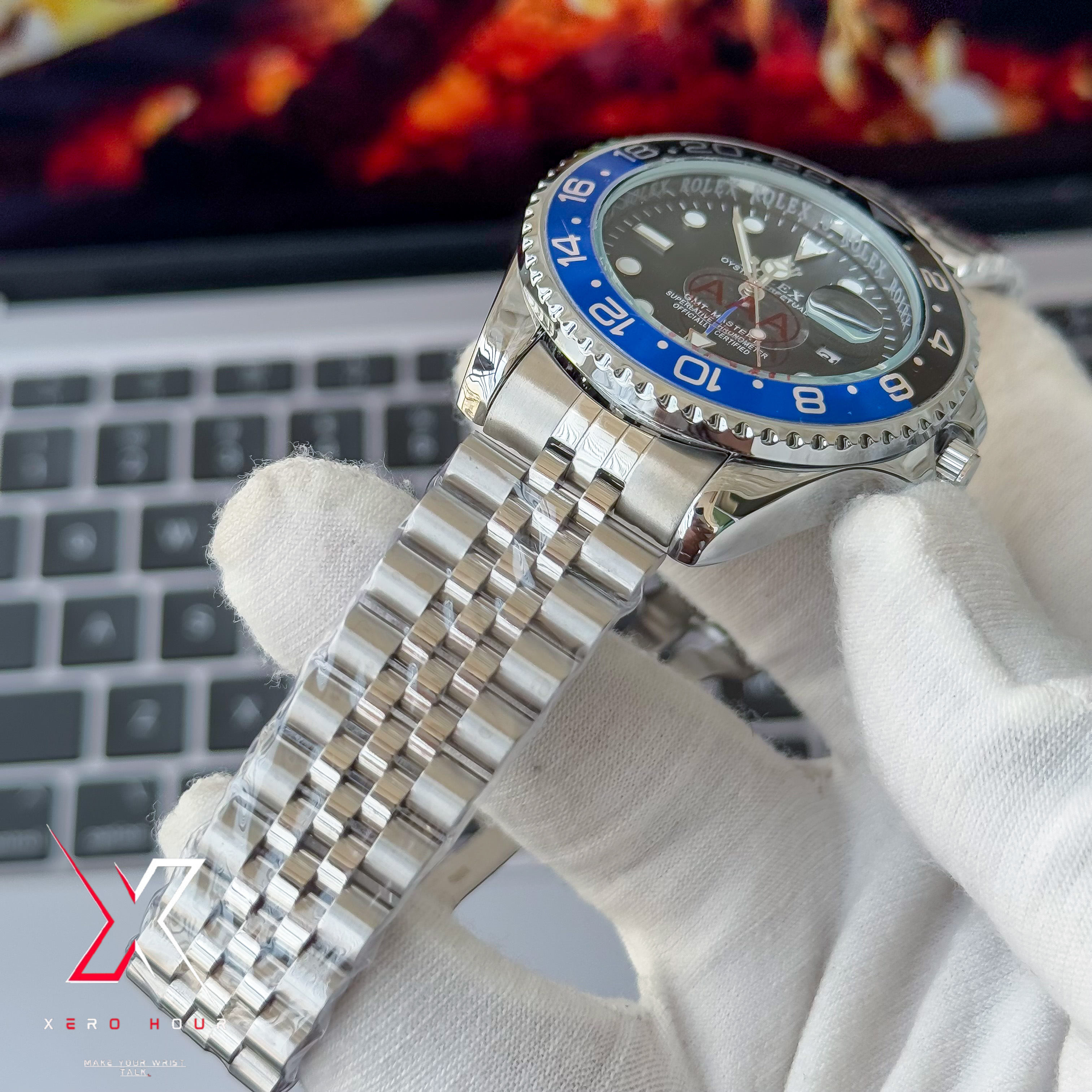 Rolex GMT Master 2 | Version 2 | BATGIRL edition | Jubilee chain_img_10