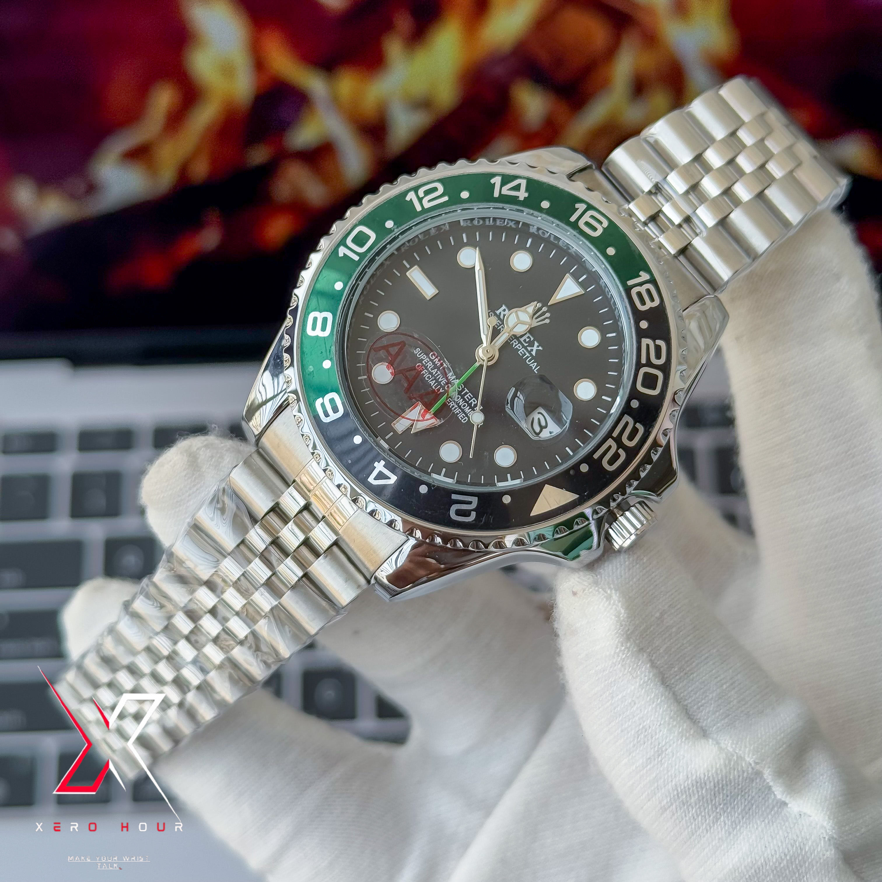 Rolex GMT Master 2 | Version 2 | Sprite edition | Jubilee chain_img_2