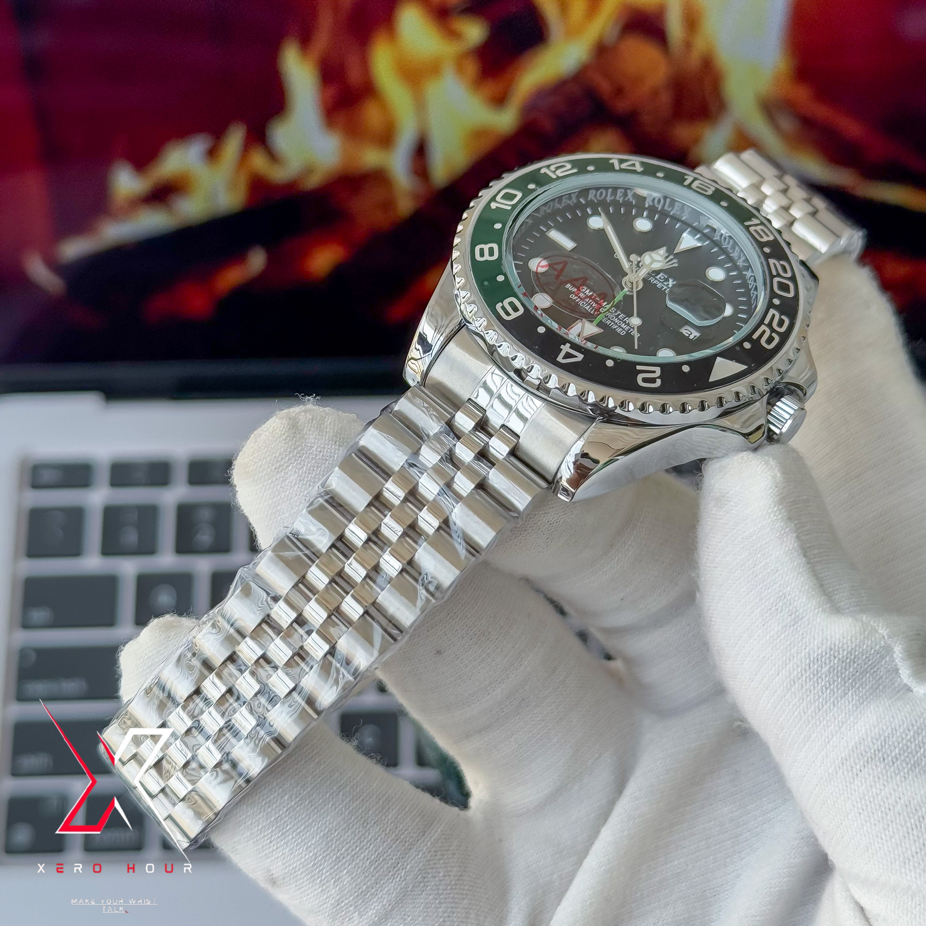 Rolex GMT Master 2 | Version 2 | Sprite edition | Jubilee chain_img_3